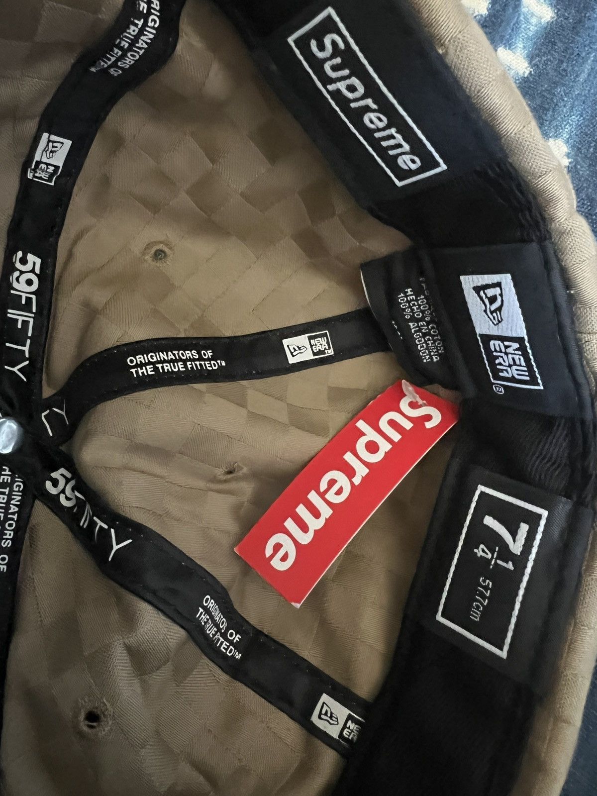 Supreme Supreme Box Logo New Era Cap – 1/4 7 Size ONE SIZE - 11 Thumbnail