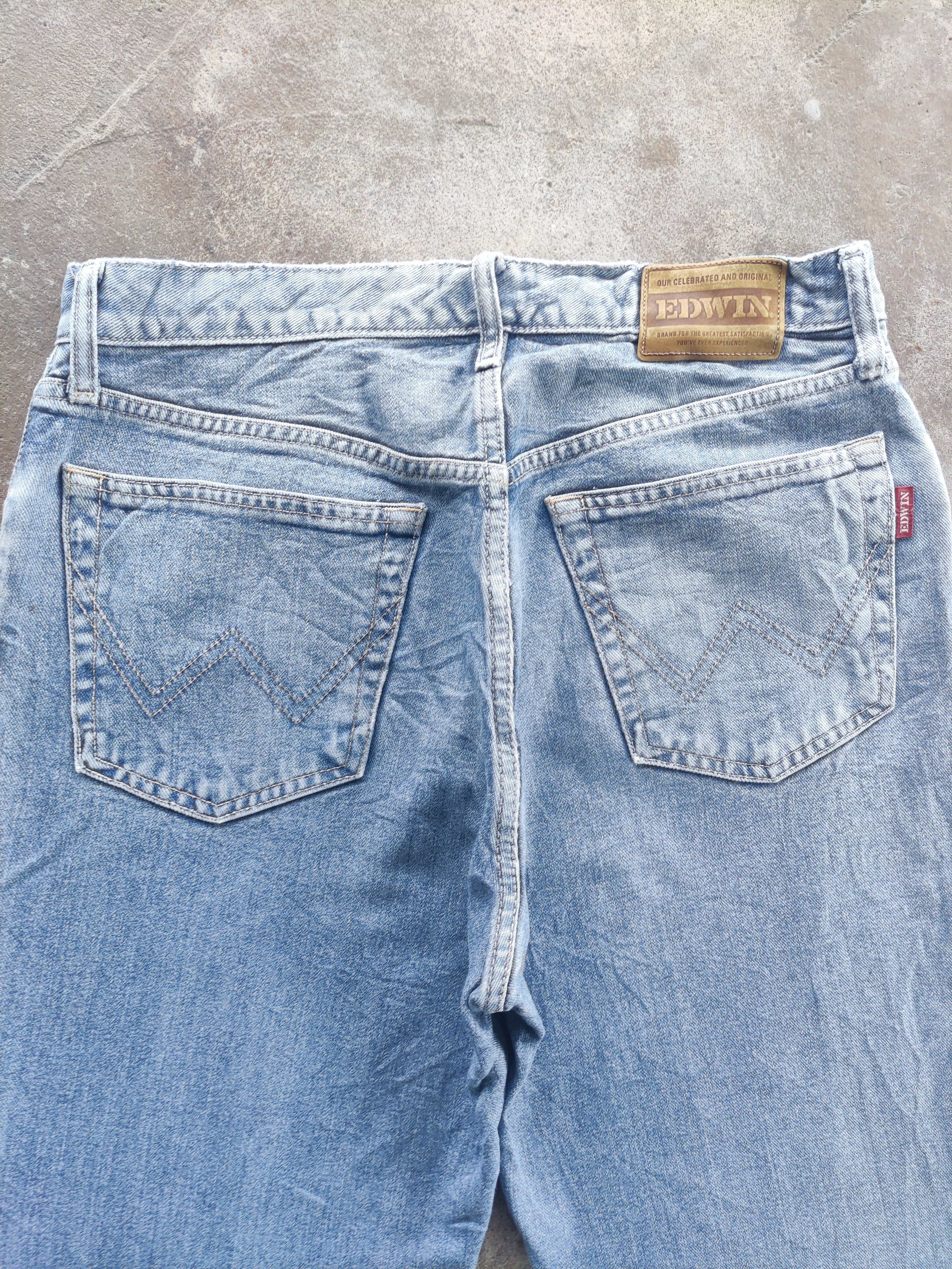 Edwin Vintage Edwin Brand Denim Buggy Faded Pants Size US 32 / EU 48 - 10 Thumbnail