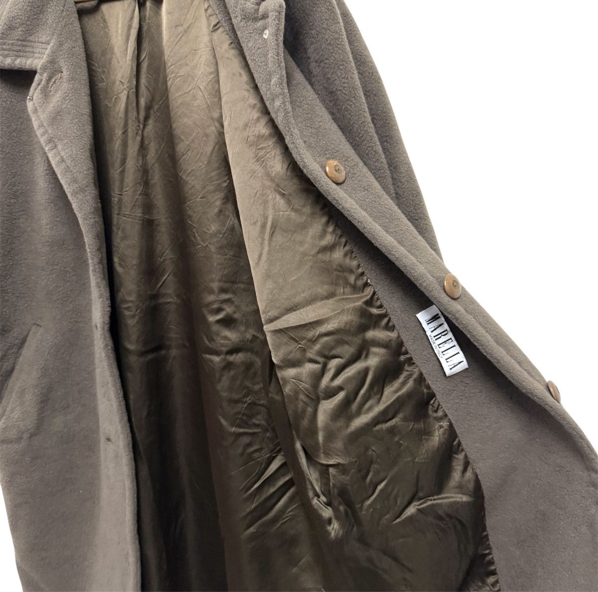 Alexander McQueen Vintage Marella Wool Coat Jacket Size XL / US 12-14 / IT 48-50 - 6 Thumbnail