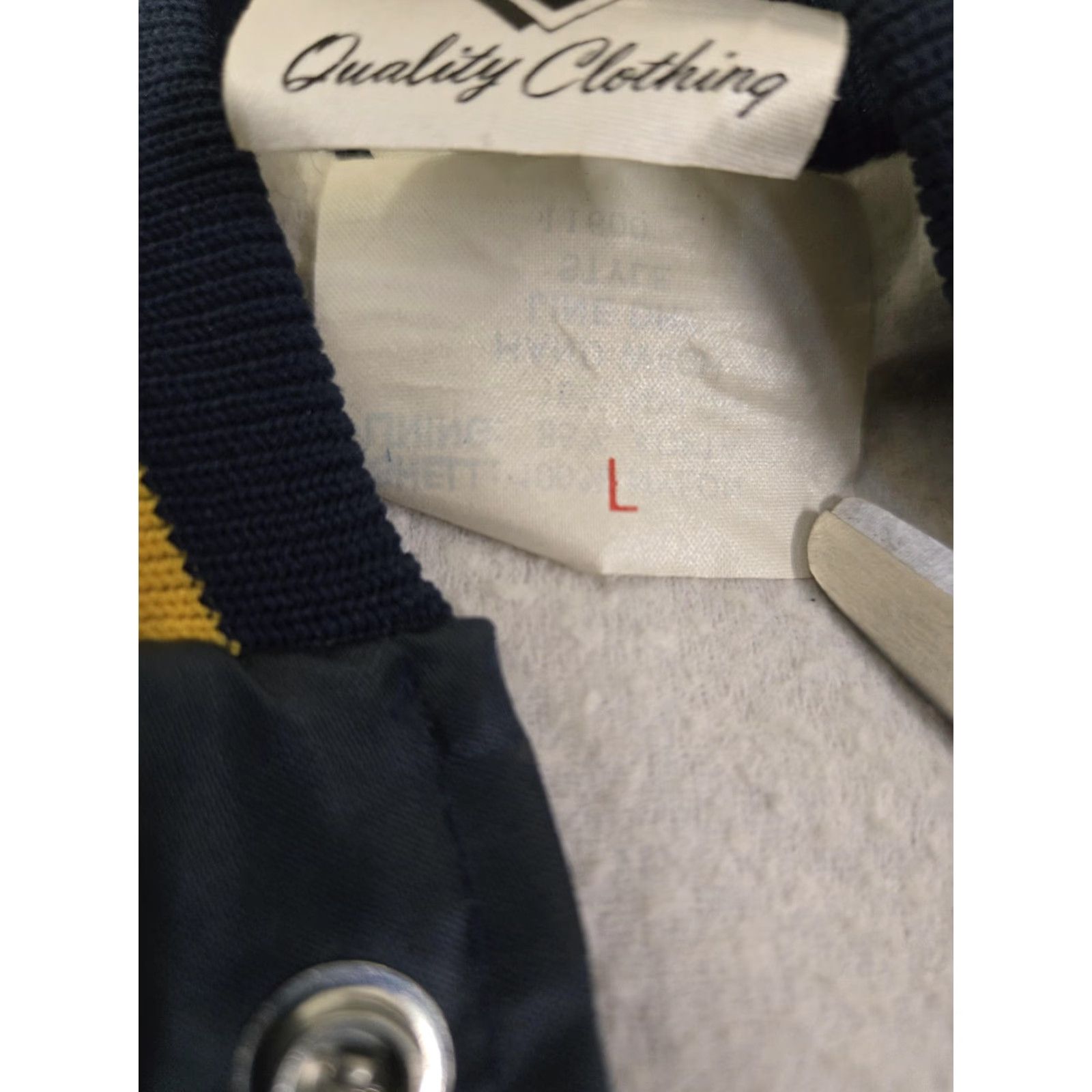 Vintage VINTAGE Hamburger University Jacket Mens L Satin 90s McDonald's Screen Wear Navy Blue Size US L / EU 52-54 / 3 - 6 Thumbnail