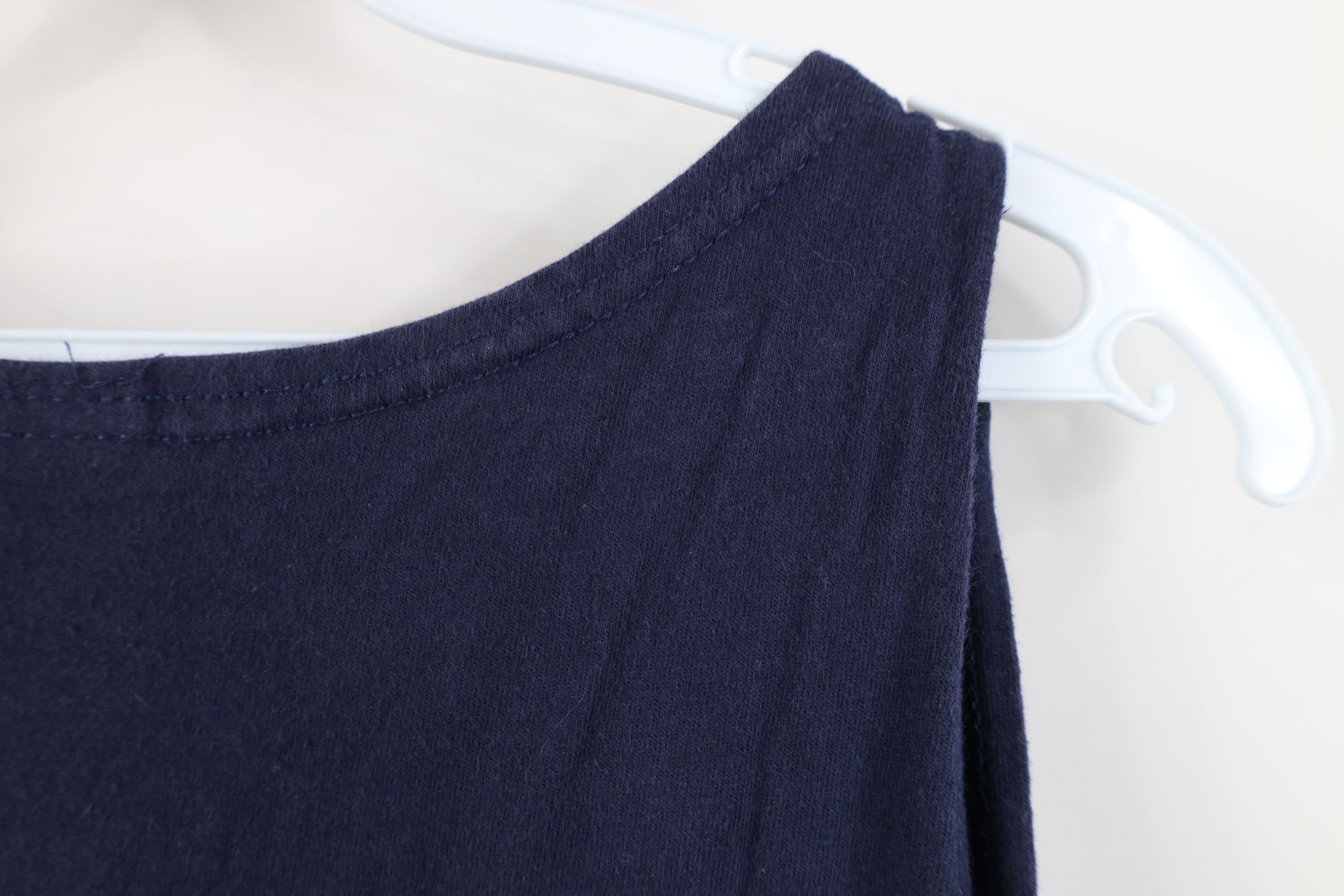 Vintage Vintage 90s Streetwear Tank Top T-Shirt Navy Blue Cotton USA Size US XL / EU 56 / 4 - 6 Thumbnail