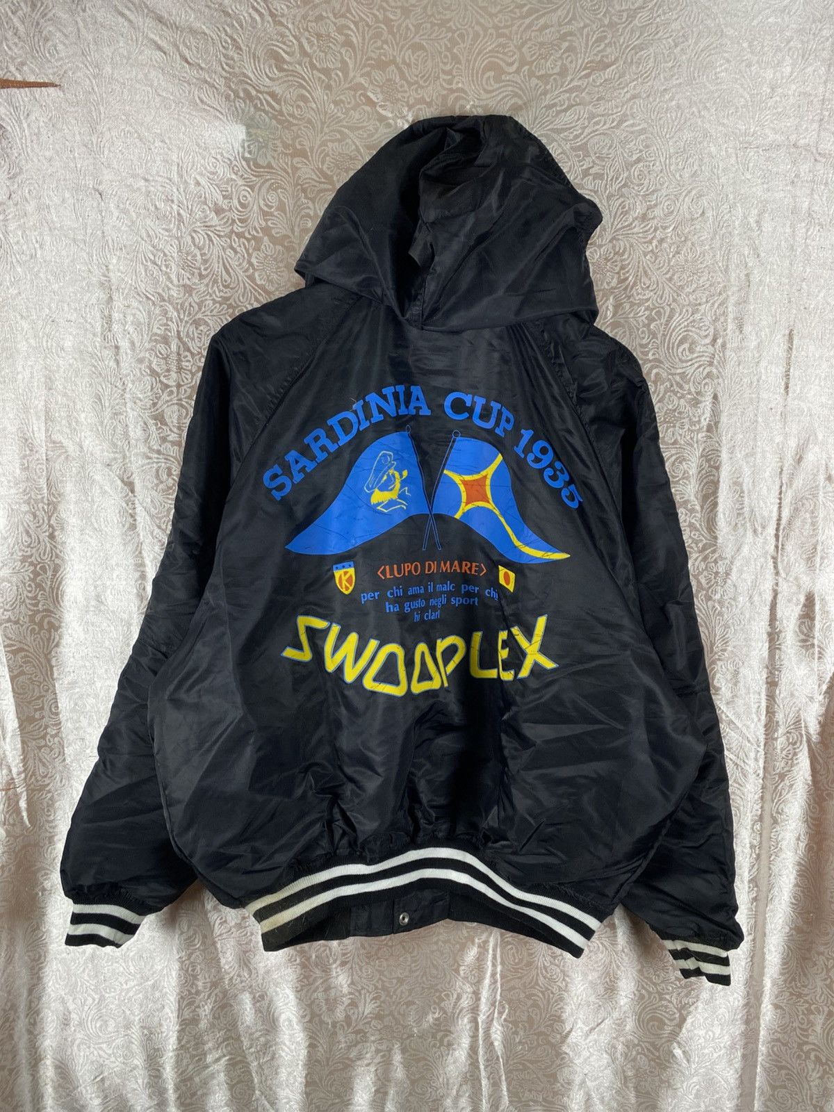 Vintage Vintage Swooplex Sardinia Cup 1993 Retro Sailing Graphic Size US L / EU 52-54 / 3 - 8 Thumbnail