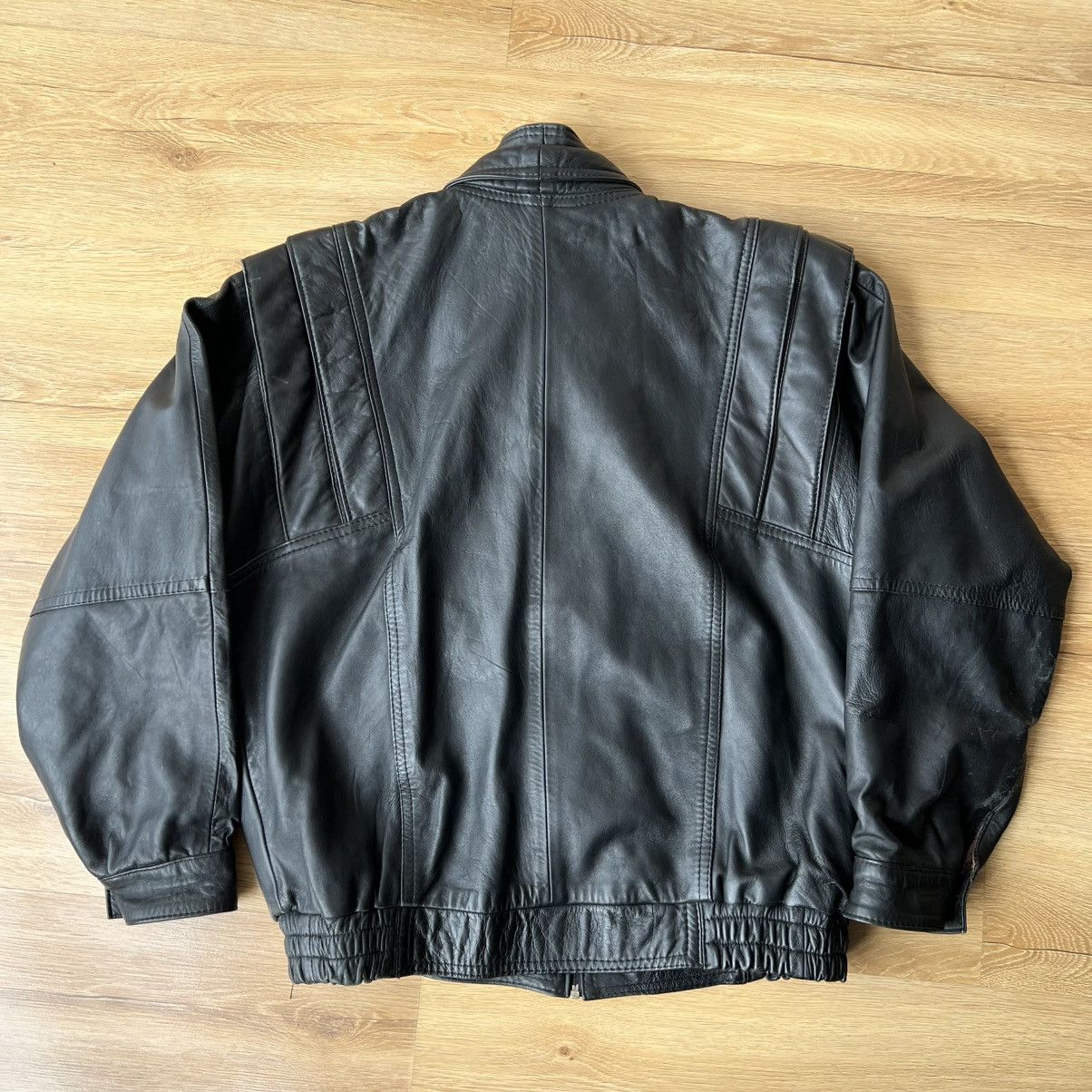 Genuine Leather Vintage Leather Jacket Size US L / EU 52-54 / 3 - 15 Thumbnail