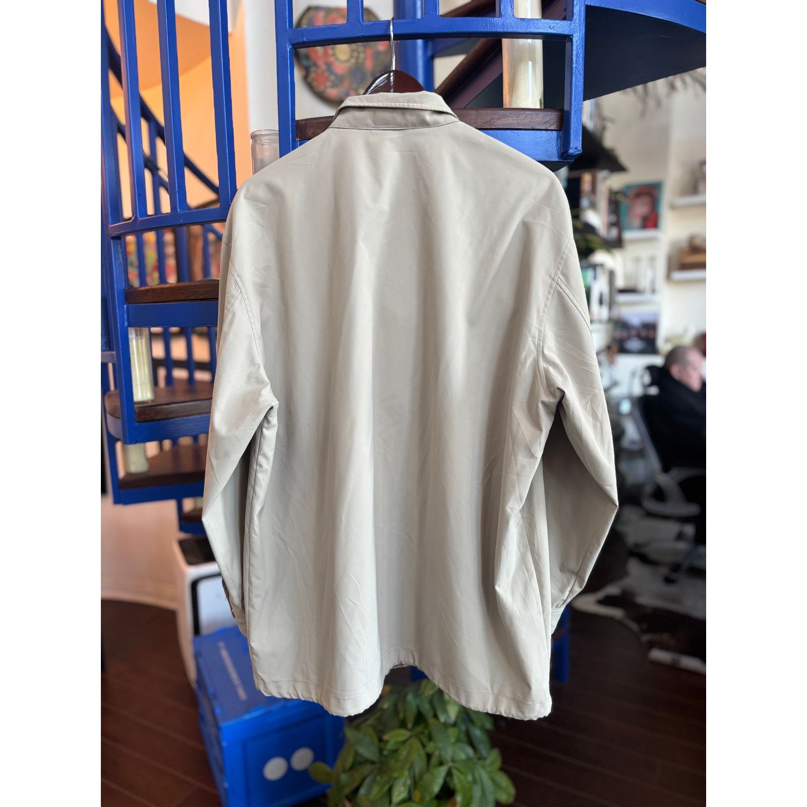 Yves Saint Laurent Vintage Yves Saint Laurent Tan Zip Jacket Size 105 (L) Size US L / EU 52-54 / 3 - 4 Thumbnail