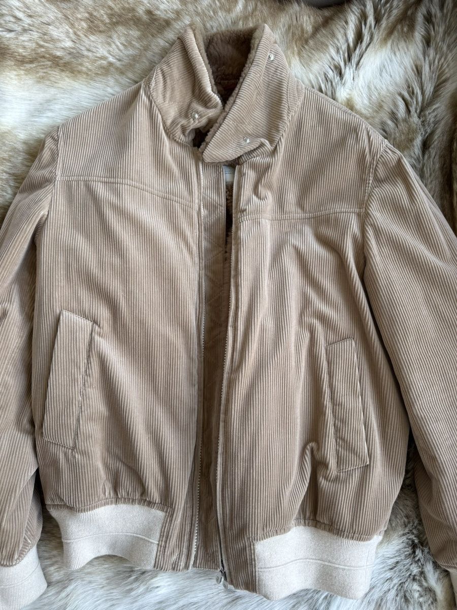 Brunello Cucinelli Corduroy shearling jacket Size US M / EU 48-50 / 2 - 1 Thumbnail