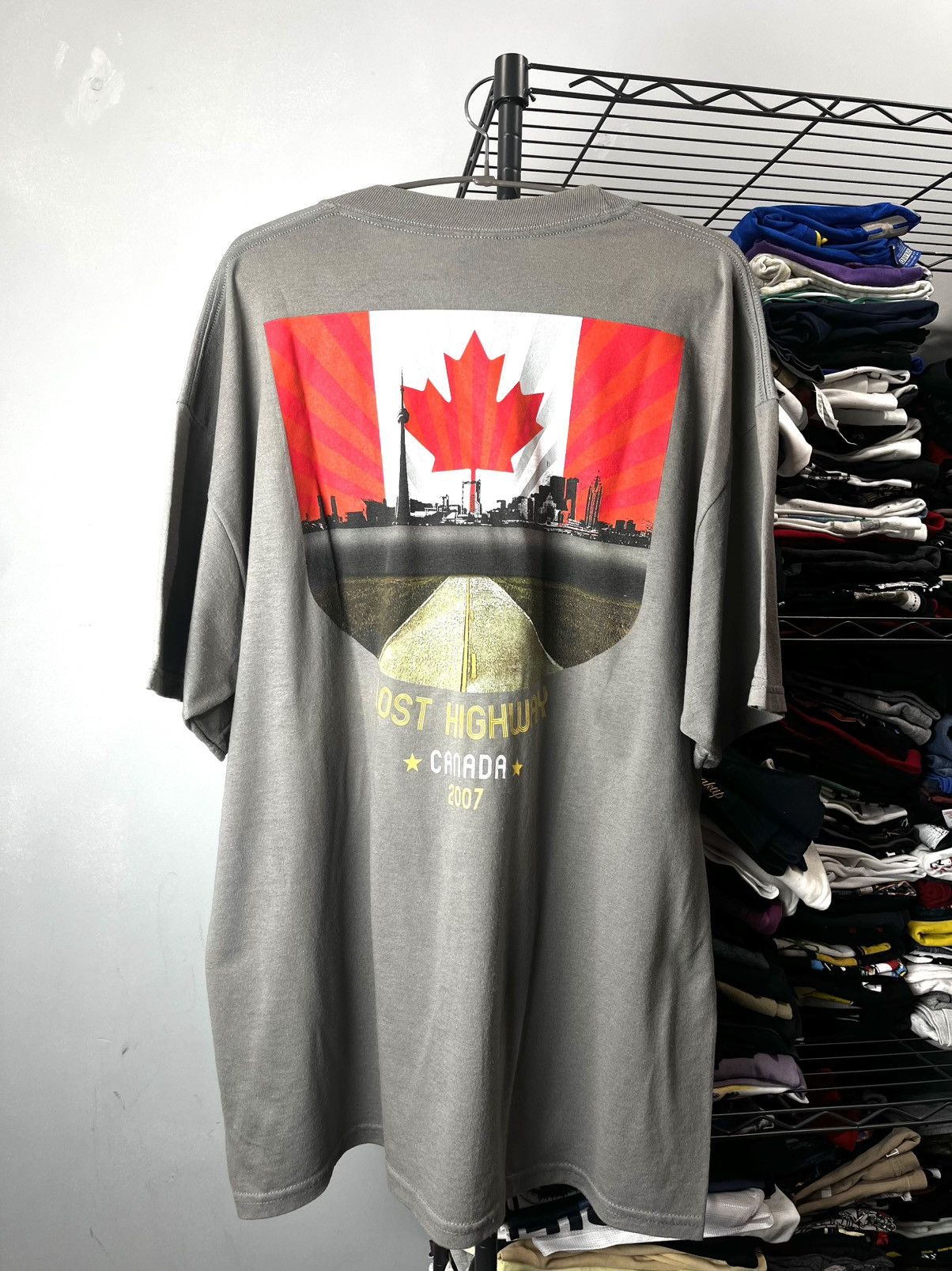 Band Tees 2007 Vintage Bon Jovi Lost Highway Canada Tour T Shirt Size US XL / EU 56 / 4 - 2 Thumbnail