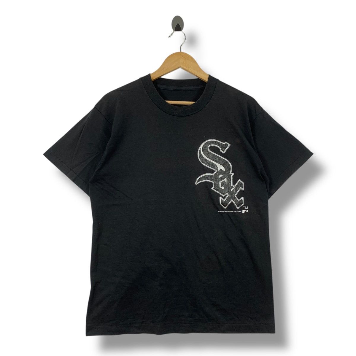 MLB Vintage 90's WHITE SOX Logo Mlb Team Tee Shirt Large Size Size US L / EU 52-54 / 3 - 1 Thumbnail