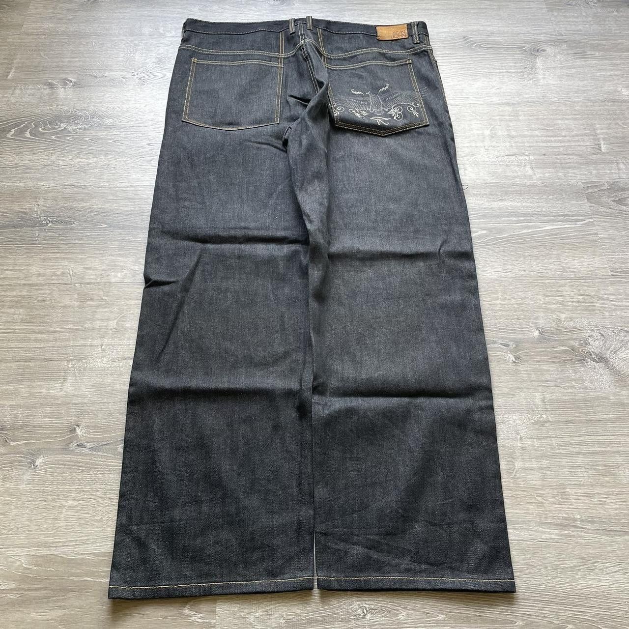 Vintage Y2K Black Grunge Sean John Baggy Wide Leg Jeans