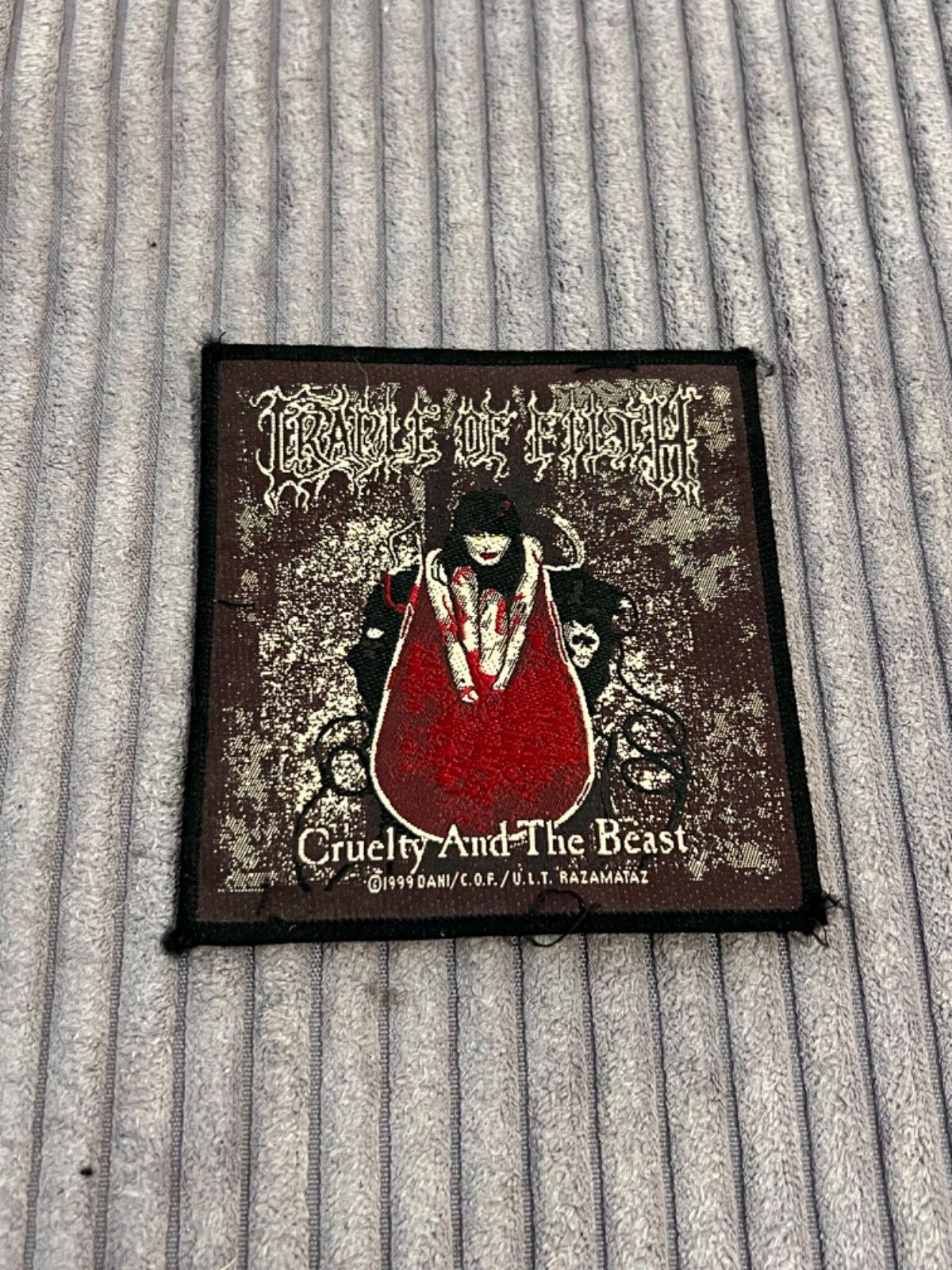 Band Tees 1999 Vintage Cradle Of Filth Cruelty Metal Small Patch Size ONE SIZE - 1 Preview