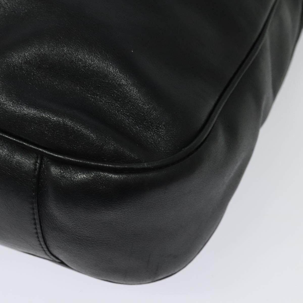 Gucci GUCCI Bamboo Hand Bag Leather Black Gold 001 2123 001 2123 Size ONE SIZE - 15 Thumbnail