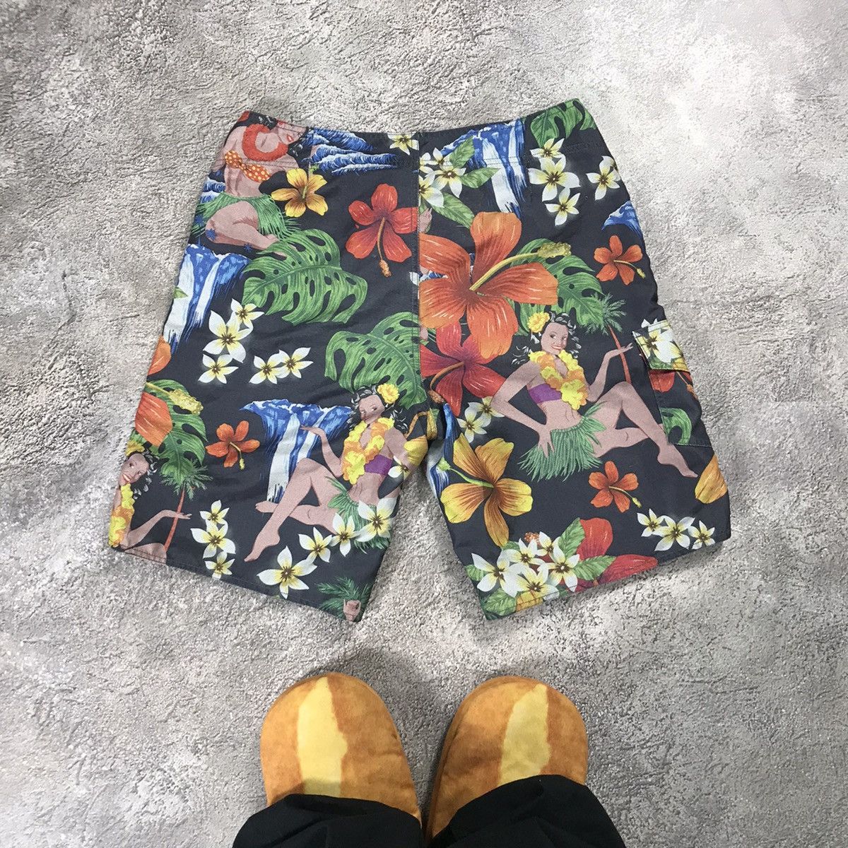 Vintage Vintage Y2K Floral All Over Print Shorts Streetwear Baggy 34 Size US 34 / EU 50 - 5 Thumbnail