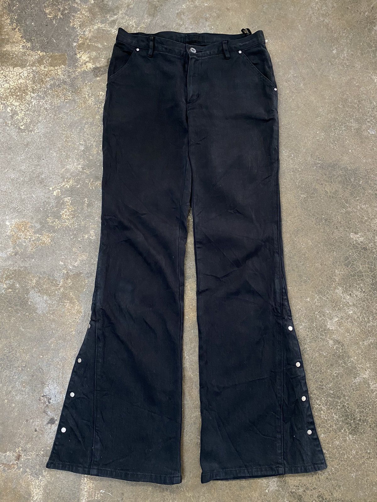 Sonia Rykiel Sonia Rykiel Snap Button Flare Pants Size US 30 / EU 46 - 1 Thumbnail