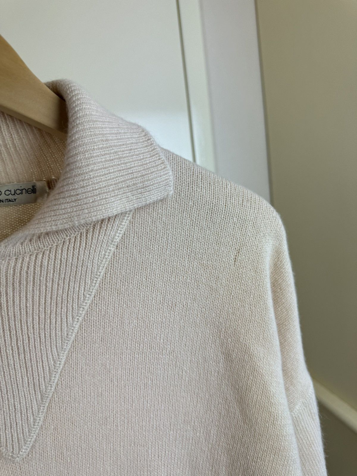 Brunello Cucinelli Brunello Cucinelli vintage wool angora Y2K sweater polo XL Size XL / US 12-14 / IT 48-50 - 14 Thumbnail