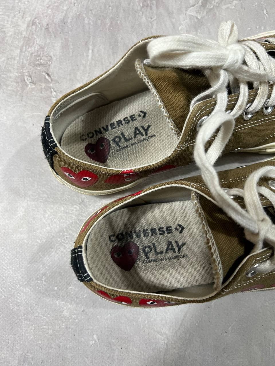 Comme des Garcons × Converse Convers Chuck 70 Come Des Garcons Play Olive Size US 8.5 / EU 41-42 - 10 Thumbnail