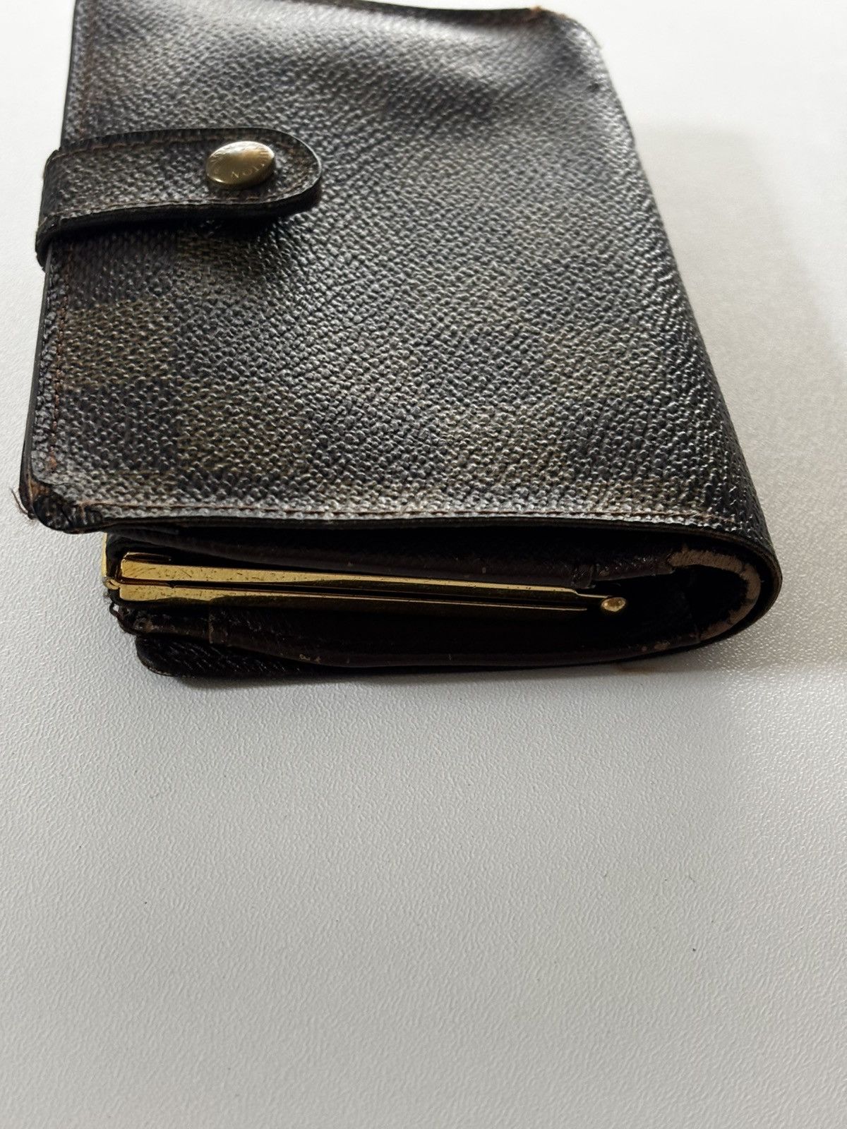 Louis Vuitton Louis Vuitton Damier Ebene Compact Wallet Coin Vintage Size ONE SIZE - 5 Thumbnail