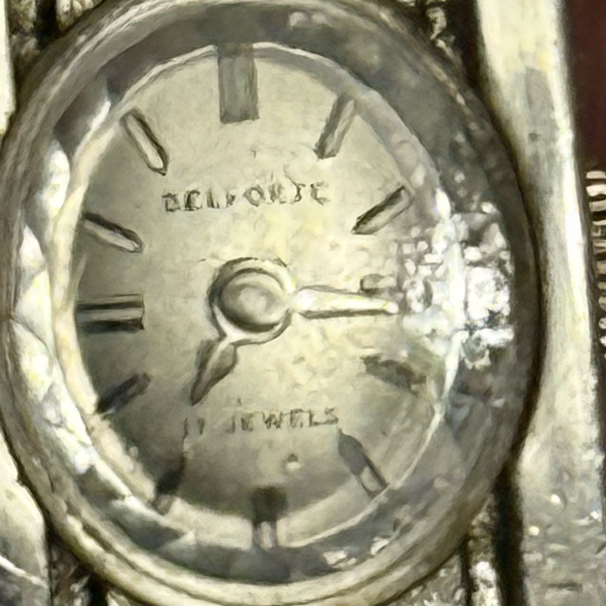 Vintage Vintage Belforte woven rectangular case mechanical watch Size ONE SIZE - 7 Thumbnail