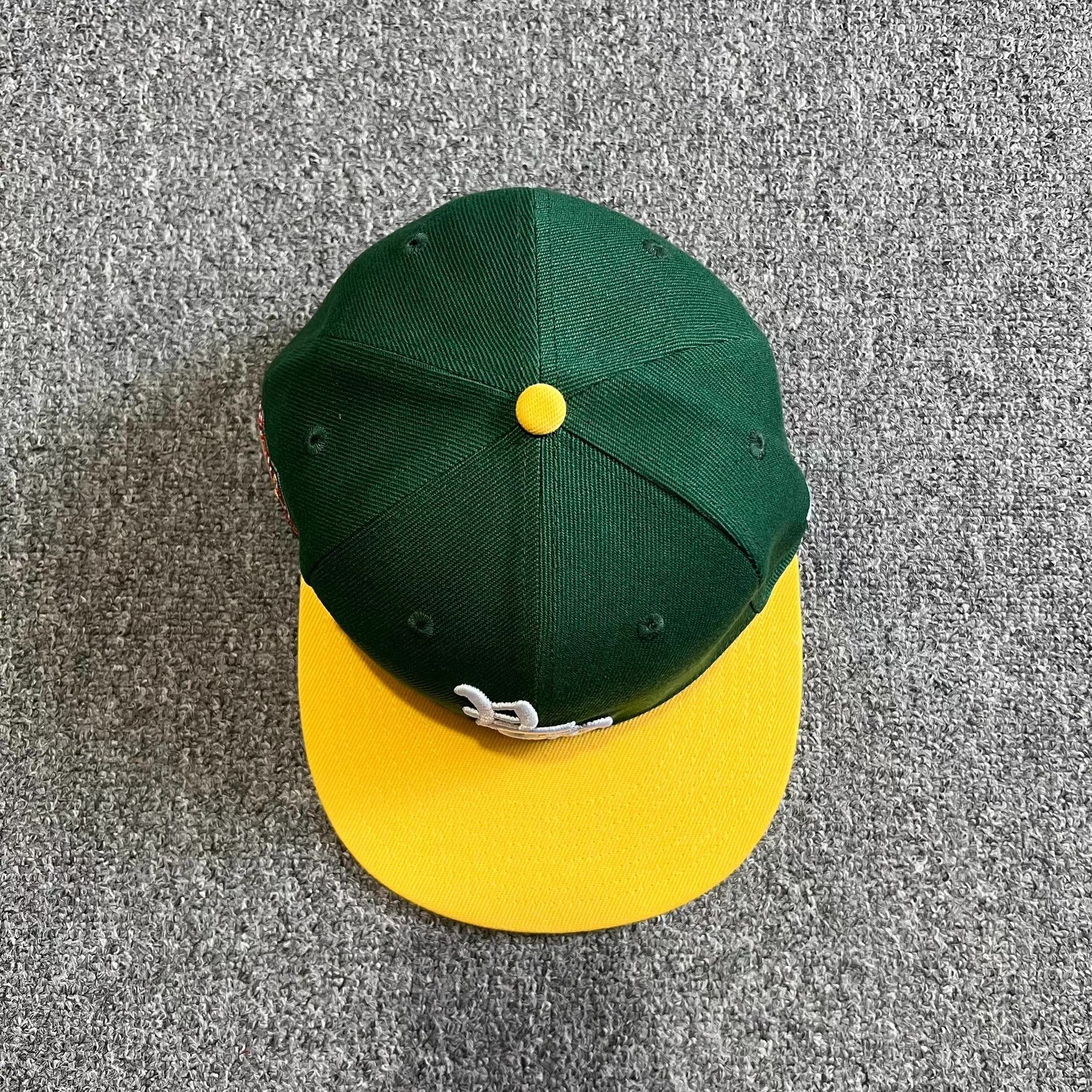 Vertabrae VERTABRAE Fitted Flat Brim Baseball Cap & Sun Hat Q7 Size ONE SIZE - 3 Thumbnail