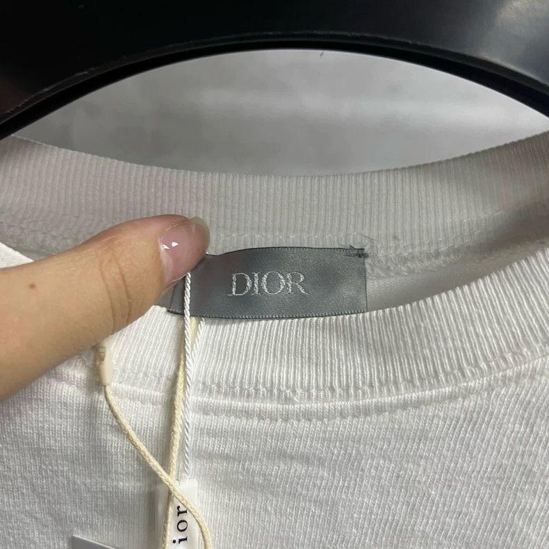 Dior Dior Dior Logo Print Short Sleeve T-Shirt-2507 Size US XL / EU 56 / 4 - 6 Thumbnail
