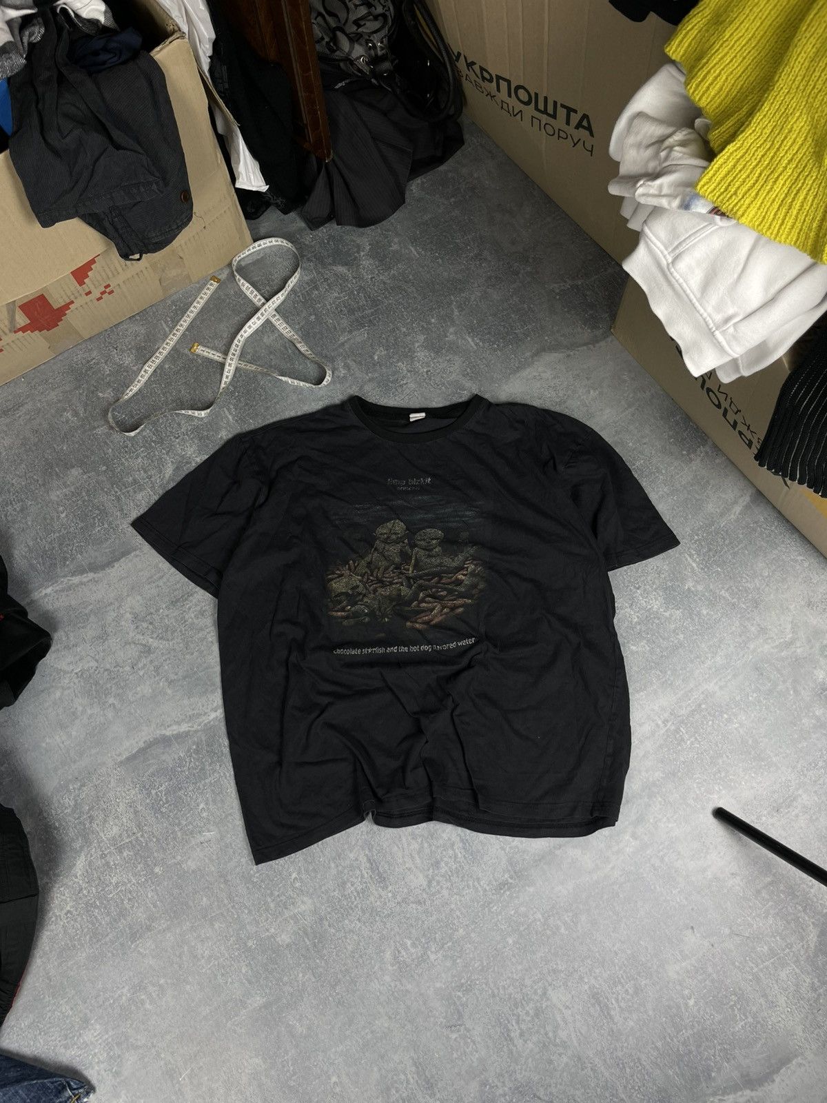 Band Tees Vintage Limp Bizkit chocolate starfish tee t-shirt Size US L / EU 52-54 / 3 - 2 Thumbnail