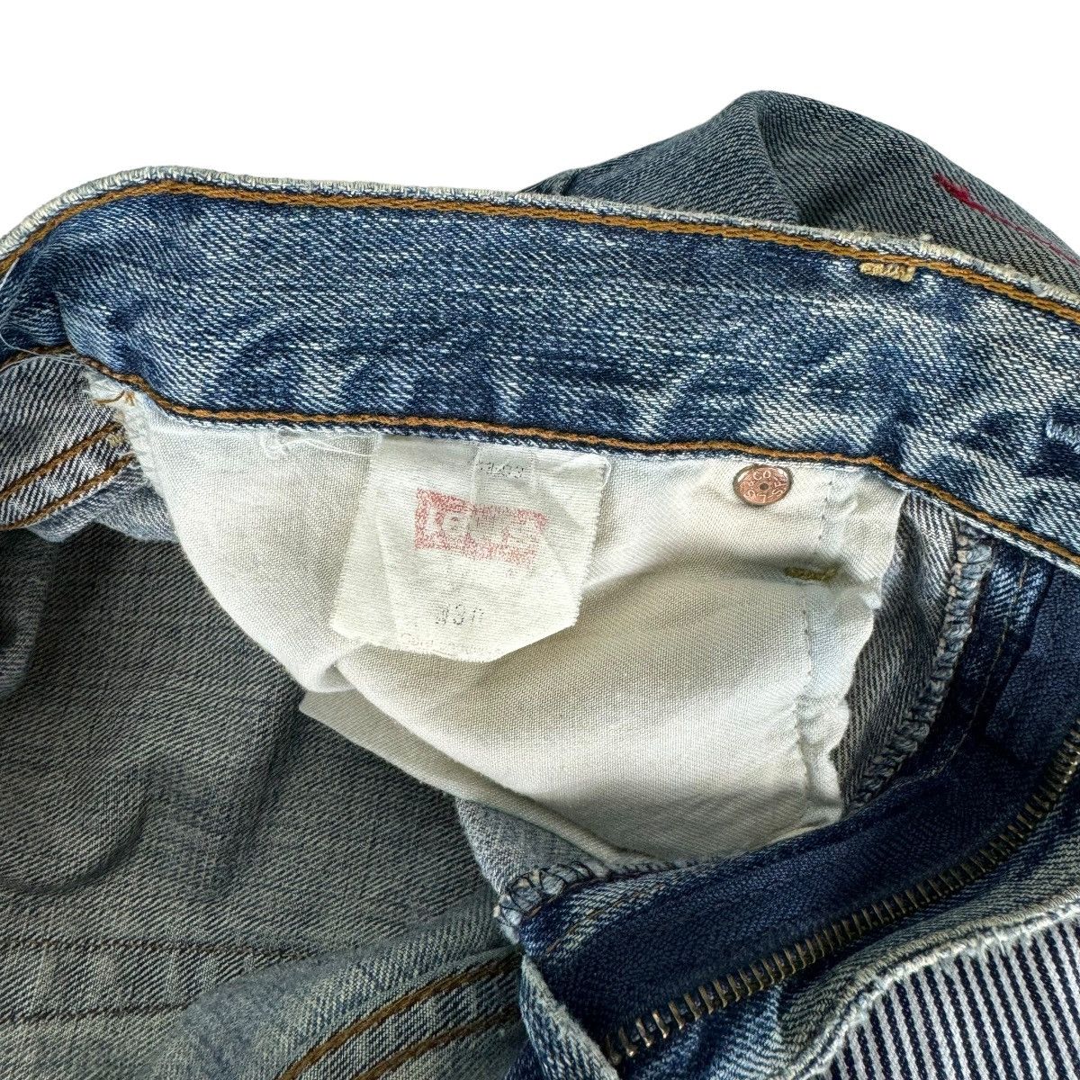 Levi's ⚡️LEVI’S 503 PATCHWORK BORO DENIM JEANS PANTS Size US 30 / EU 46 - 12 Thumbnail