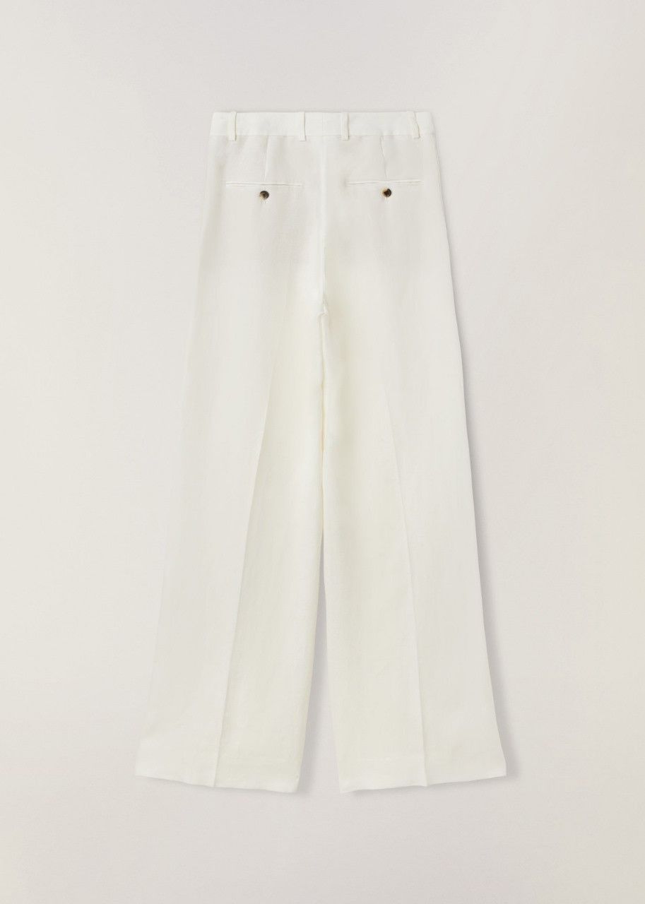 Loro Piana o1srvl11e0424 Trouser in White Size 36" / US 14 / IT 50 - 2 Thumbnail