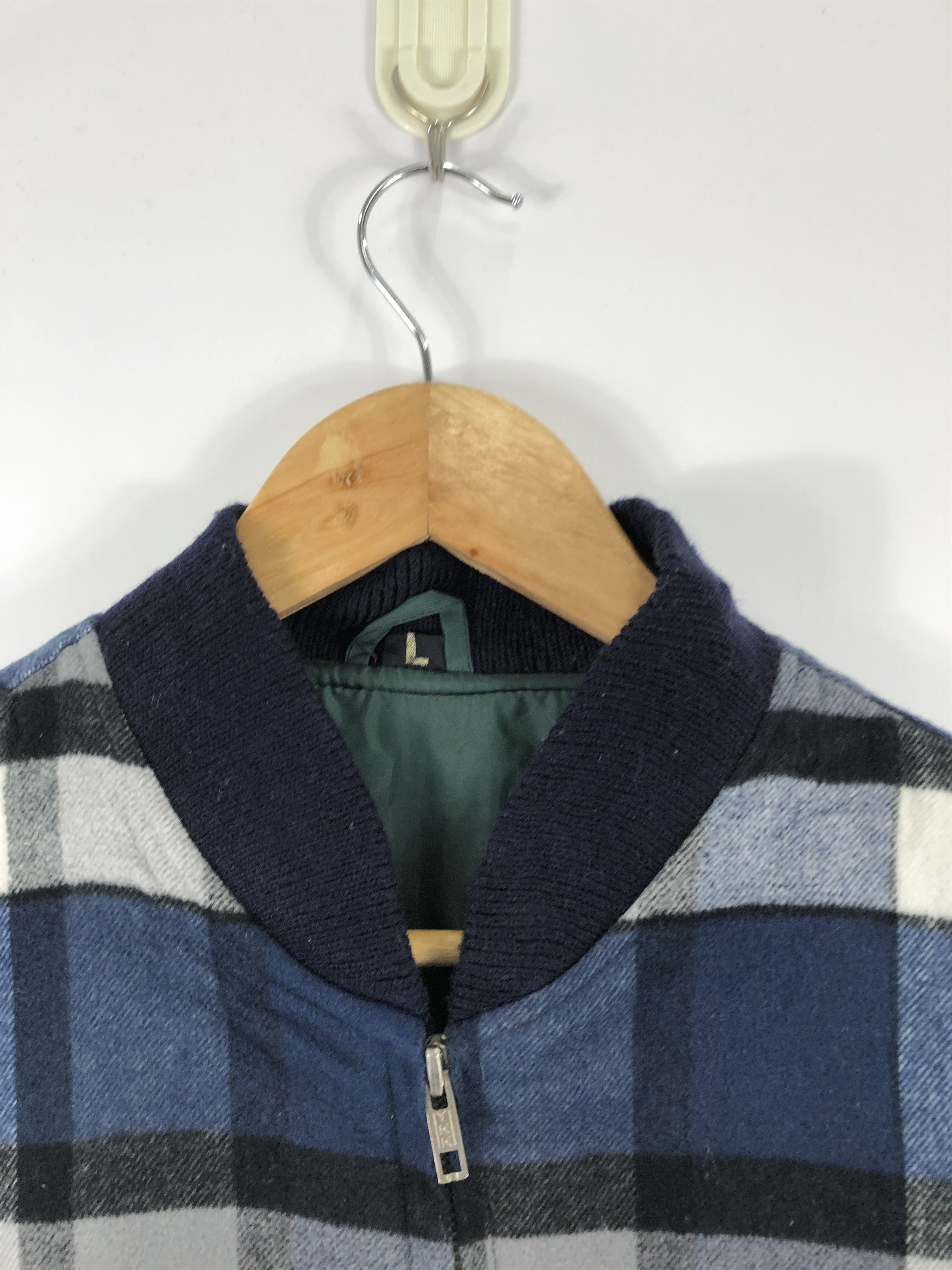 Vintage Vintage 90s Bomber Jacket Plaid Multicolour J0586 Size US L / EU 52-54 / 3 - 8 Thumbnail