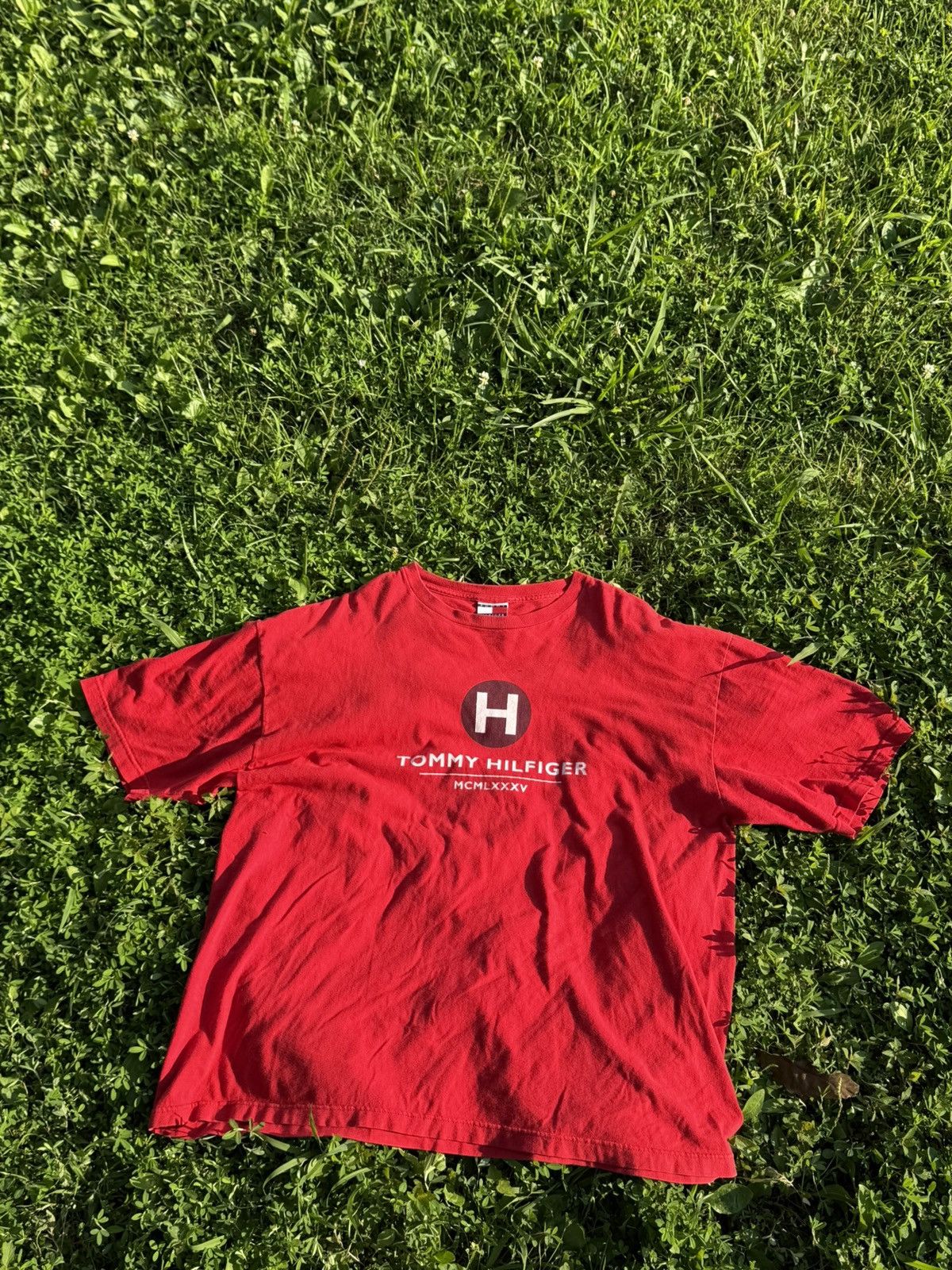 Tommy Hilfiger Tommy Hilfiger Roman Numeral T-Shirt ‘Red’ Size US XXL / EU 58 / 5 - 3 Thumbnail