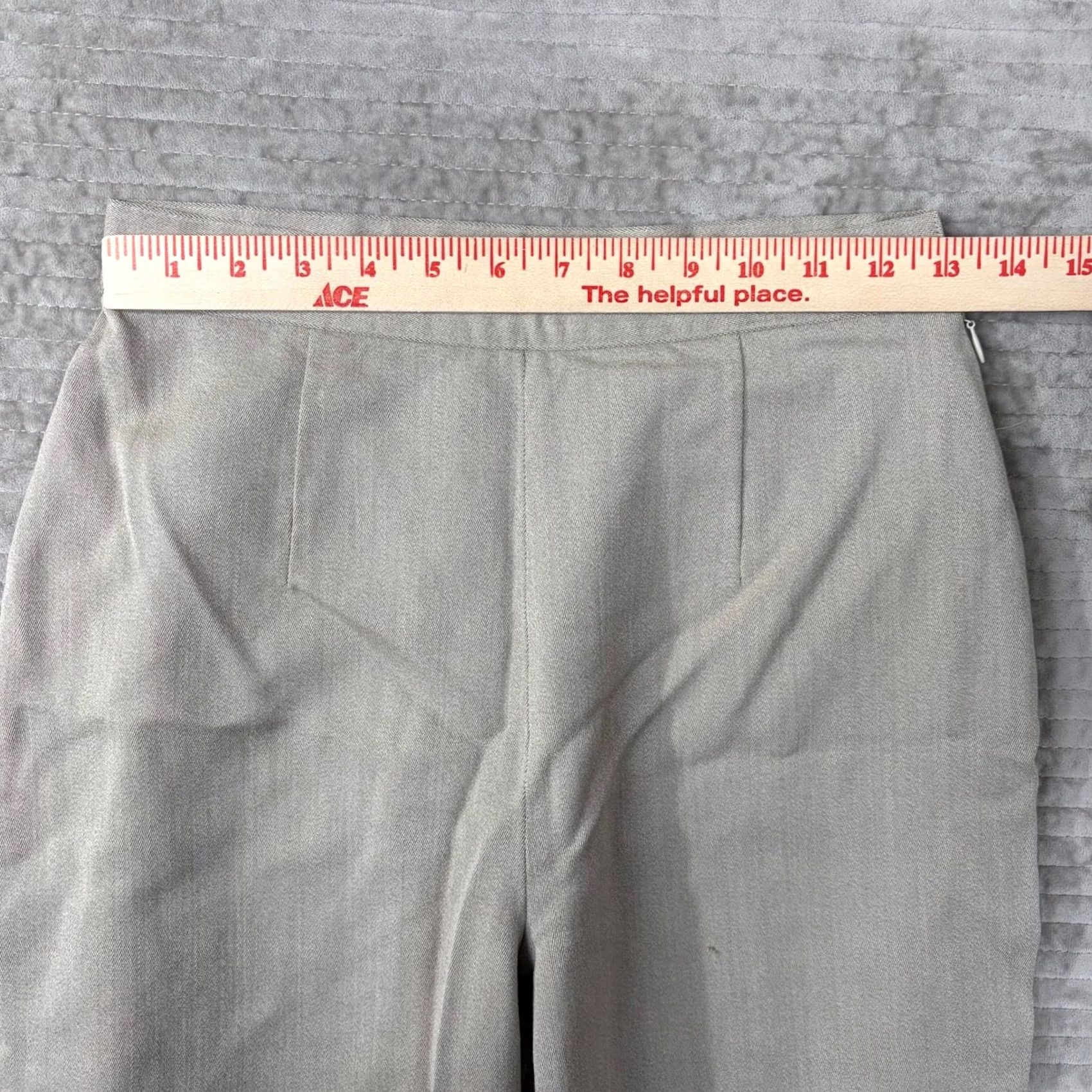 Vintage VINTAGE VESTIMENTA Pants Womens 27 Beige Italy High Waisted Wool Trousers Tapered Leg Size 27" / US 4 / IT 40 - 6 Thumbnail