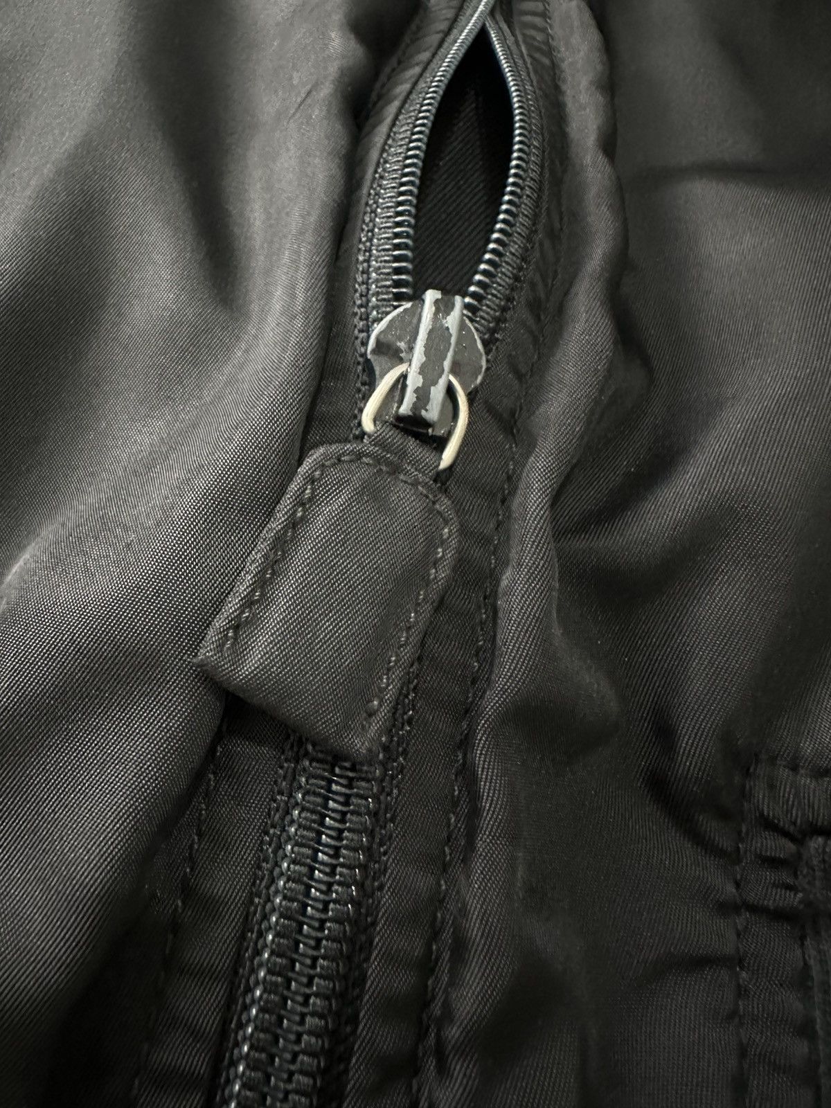 Prada Prada - 90s Vintage Zip-Up Nylon Bomber Jacket Hard to Find Size US M / EU 48-50 / 2 - 12 Thumbnail