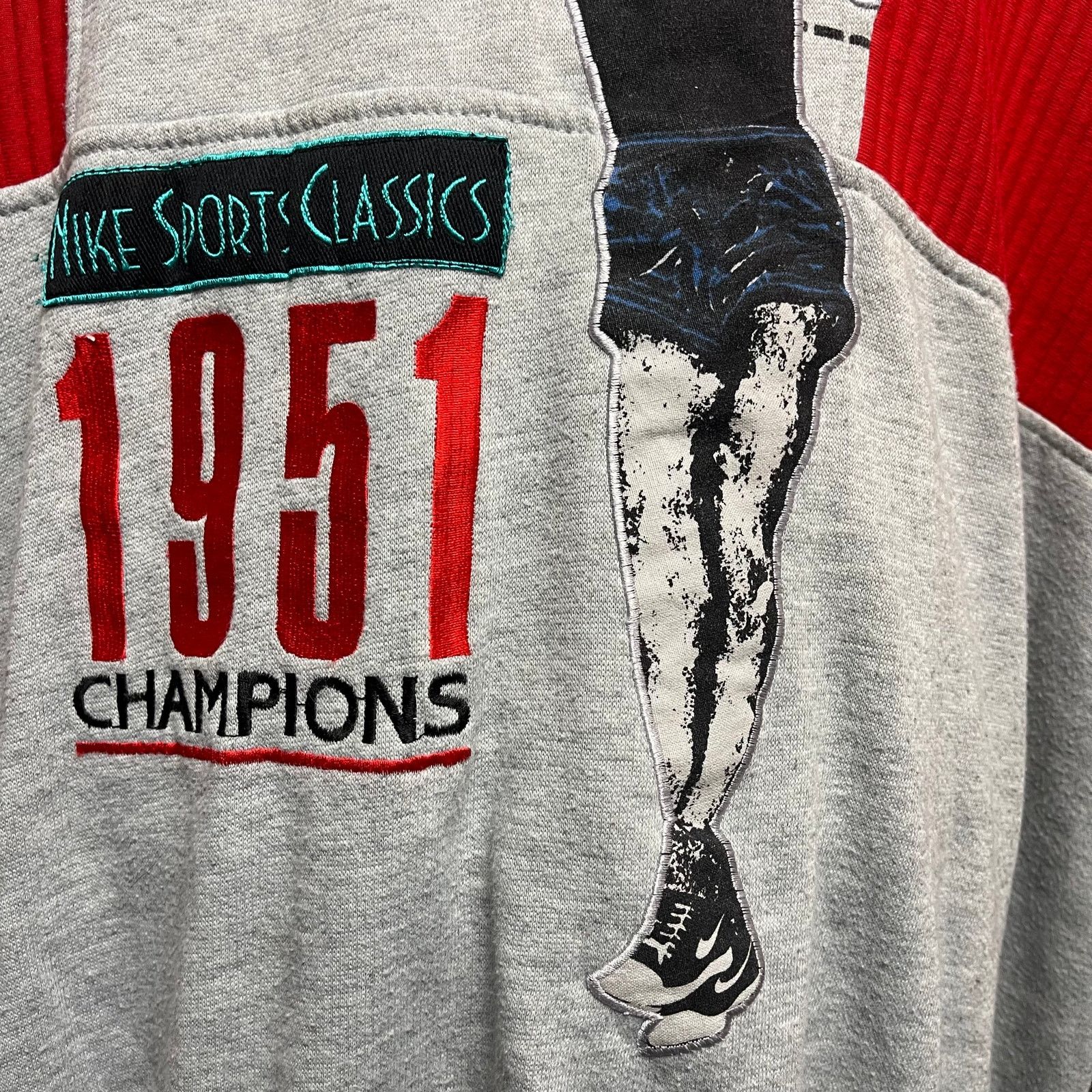 Nike Vintage Nike Sports Classics 1951 Champions Pullover Size US XXL / EU 58 / 5 - 3 Thumbnail