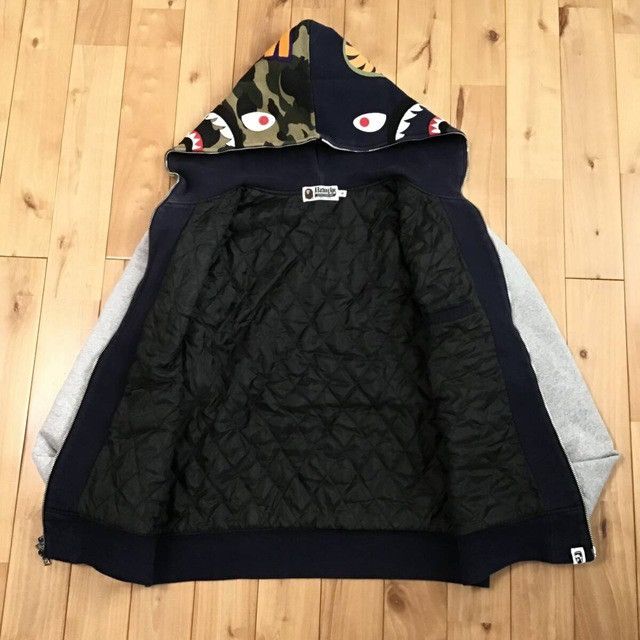 Bape BAPE Batting shark full zip hoodie jacket a bathing ape Size US M / EU 48-50 / 2 - 7 Thumbnail
