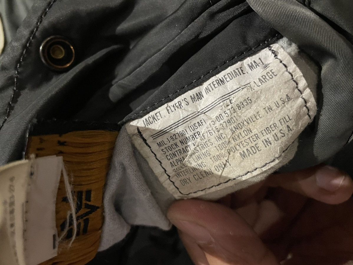 Alpha Industries VINTAGE ALPHA INDUSTRIES MA1 USAF BOMBER REVERSIBLE JACKET Size US XL / EU 56 / 4 - 14 Thumbnail