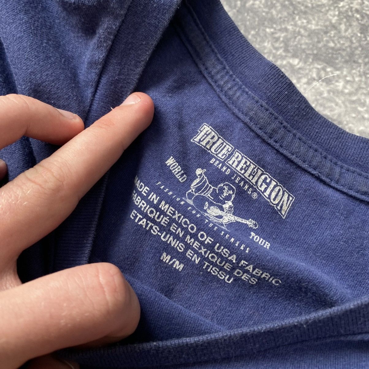 True Religion Men’s True Religion Big Graphic logo y2k Japanese tee Size US M / EU 48-50 / 2 - 5 Thumbnail