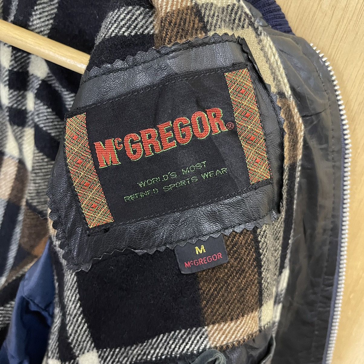 McGregor Vintage 90s Mc Gregor Sheepskin Leather Jacket Size US M / EU 48-50 / 2 - 10 Thumbnail
