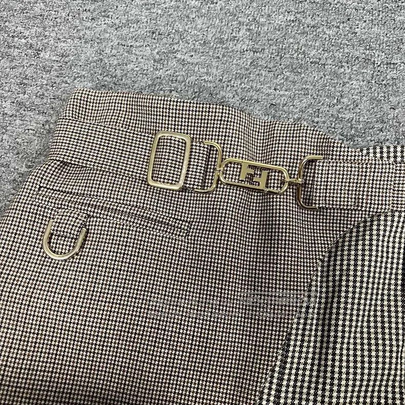 Fendi Fendi Show model plaid waistcoat short pants Size 27" / US 4 / IT 40 - 4 Thumbnail