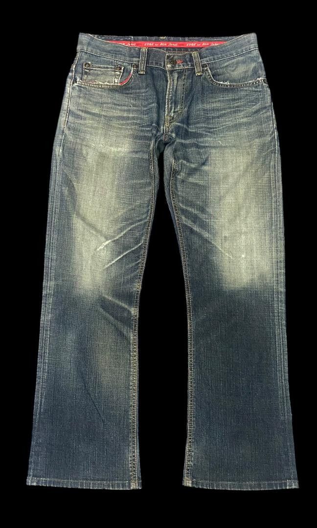 Edwin 💥BEST OFFER💥VINTAGE EDWIN EDGE BLUE DENIM Size US 34 / EU 50 - 1 Thumbnail