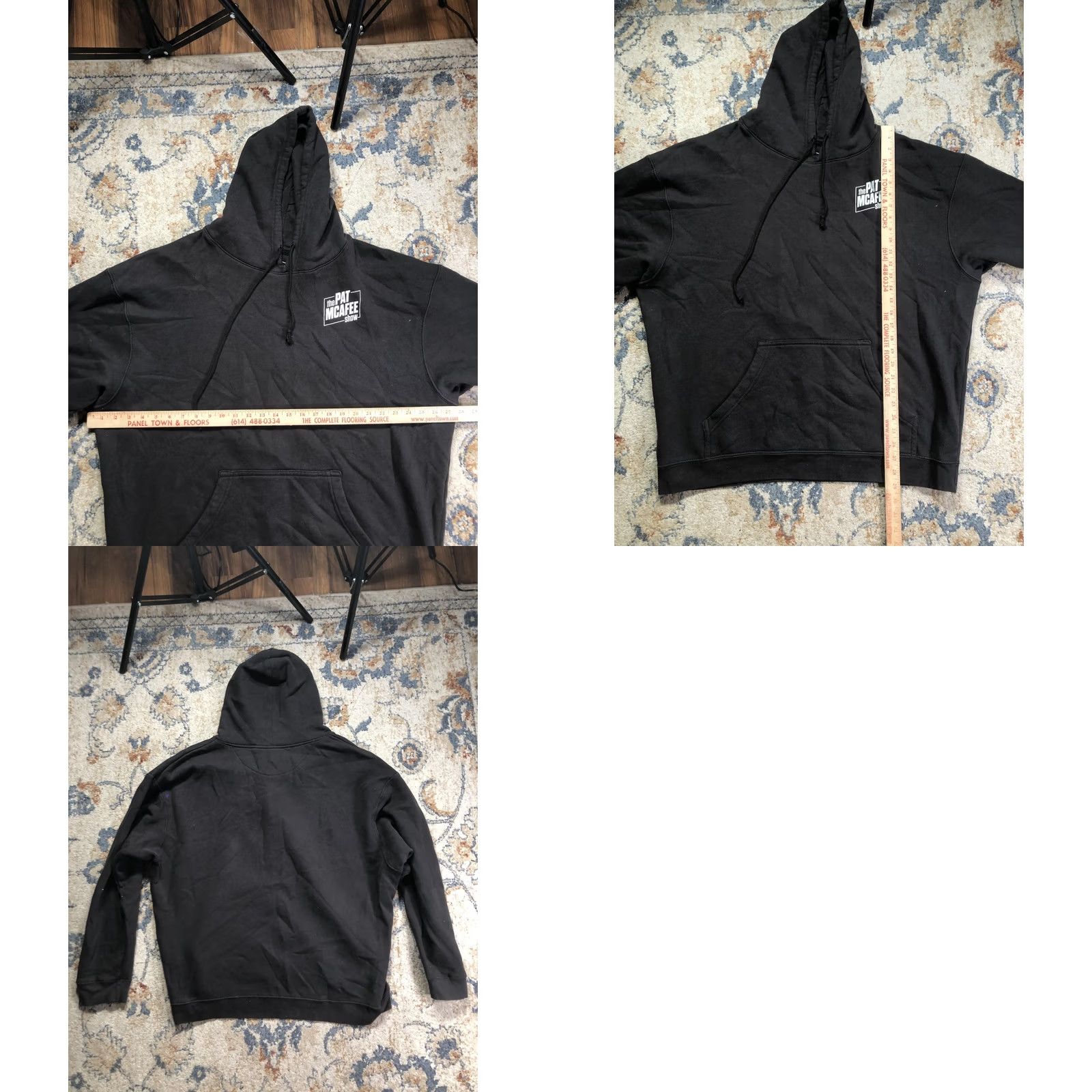 Vintage The Pat McAfee Show Hoodie Sweatshirt Mens 3XL Black Fleece Graphic Logo Size US XXL / EU 58 / 5 - 8 Thumbnail