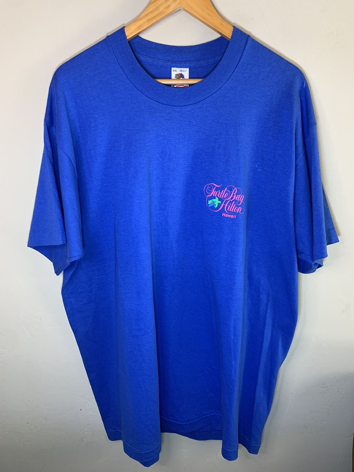 Vintage *RARE* Vintage Turtle Bay Hawaii Hilton Hotel USA-Made Shirt Size US XXL / EU 58 / 5 - 2 Thumbnail