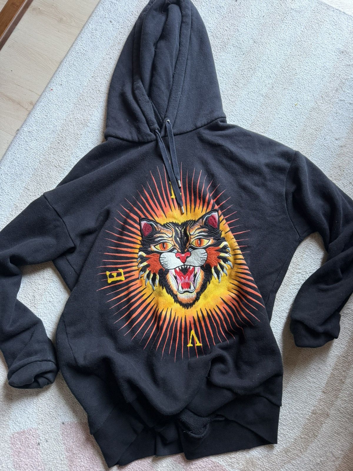 Gucci Gucci Black Cat Hoodie Size US M / EU 48-50 / 2 - 1 Thumbnail