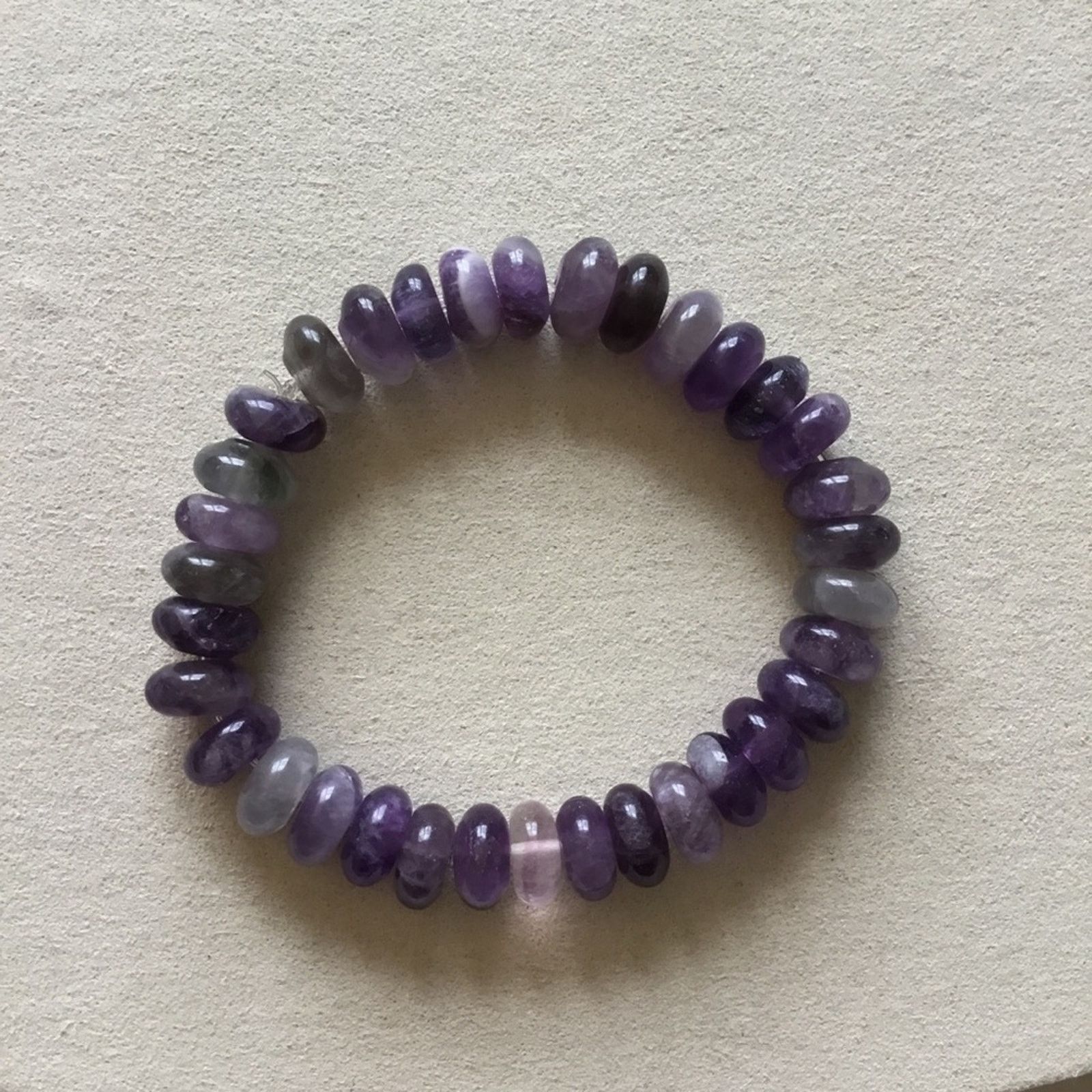 Other Rare Purple Beads Bracelet Size ONE SIZE - 3 Thumbnail