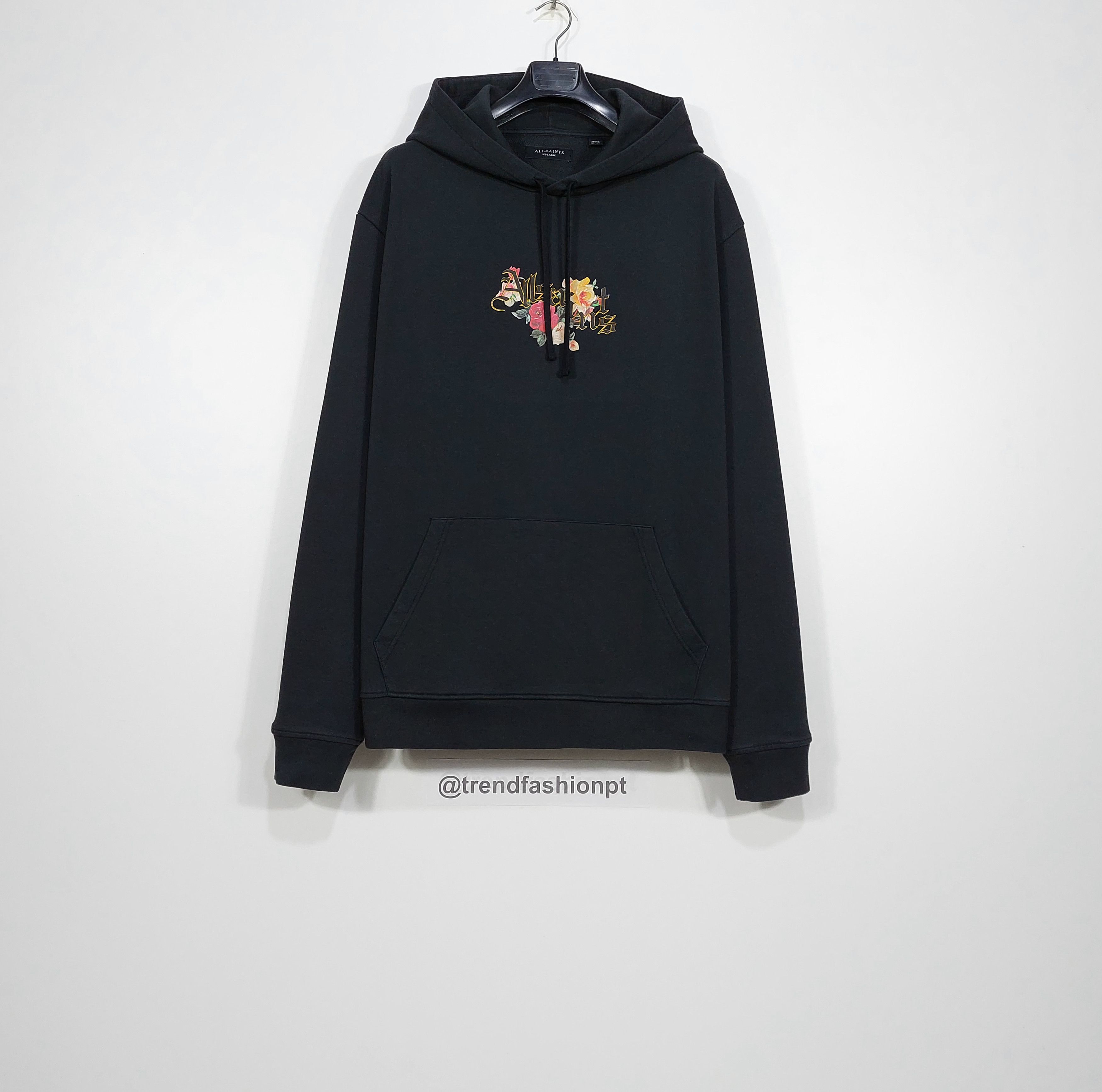 Allsaints bounty print hoodie - black XXL Size US XXL / EU 58 / 5 - 1 Thumbnail