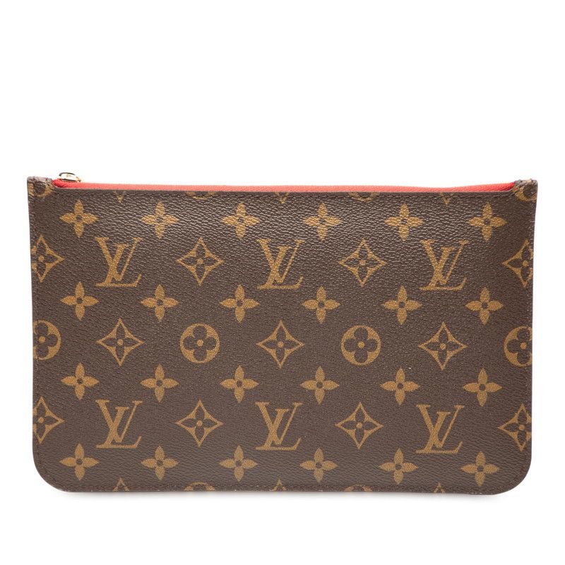 Louis Vuitton Louis Vuitton Neverfull Monogram Pouch Canvas Short Wallet DUTY FREE for USA