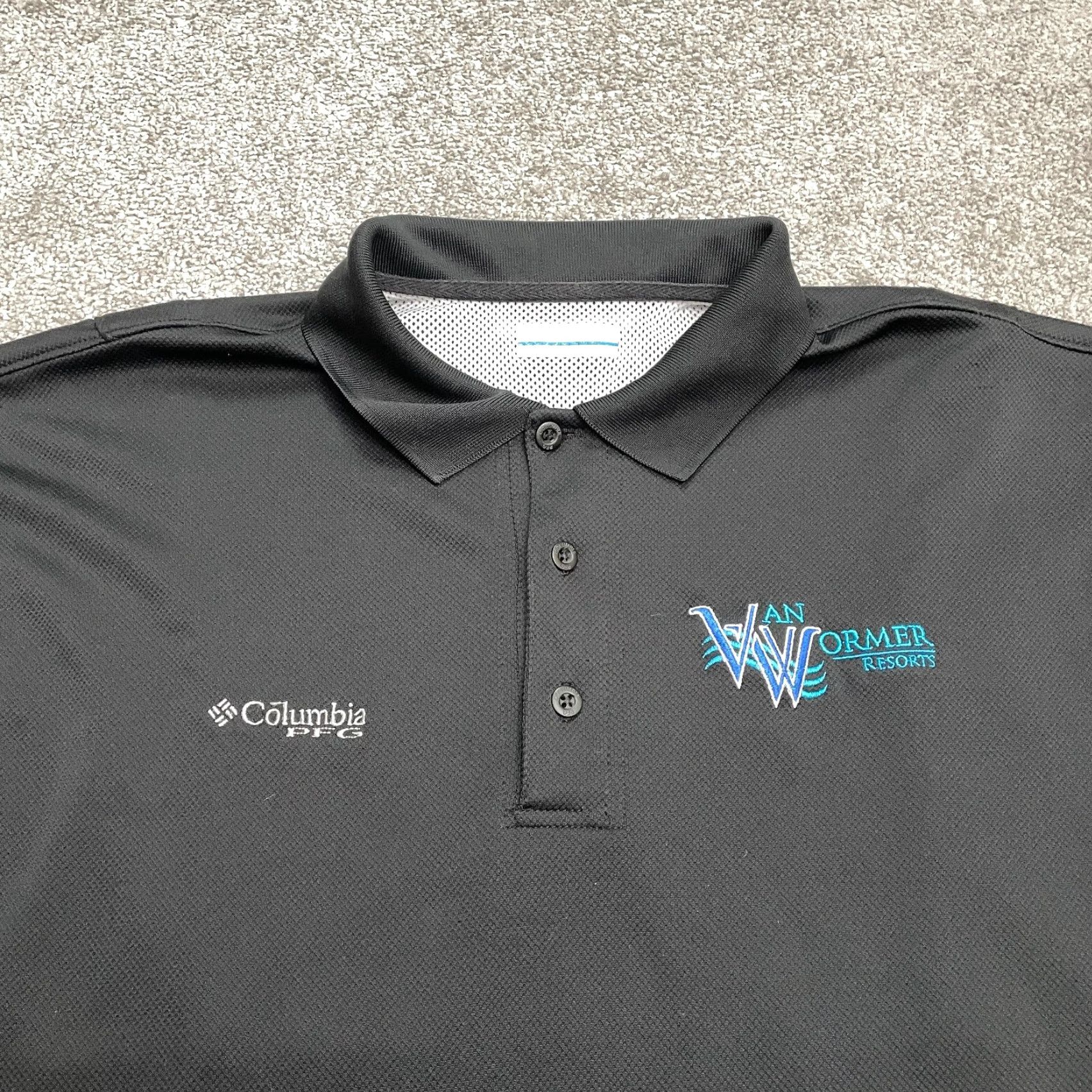 Vintage Columbia PFG Omni-Shade Polo Shirt Men Medium Black Size US M / EU 48-50 / 2 - 3 Thumbnail