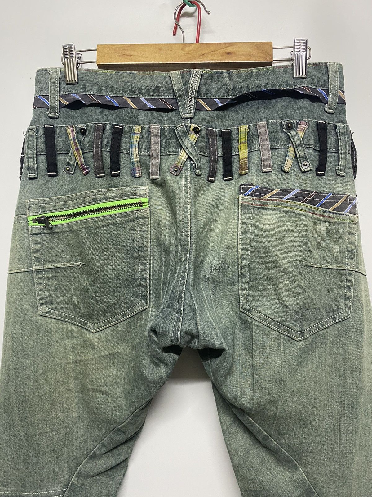 Hysteric Glamour × Japanese Brand BreathMin Double Waist Japanese Punk Pant Size US 32 / EU 48 - 5 Thumbnail
