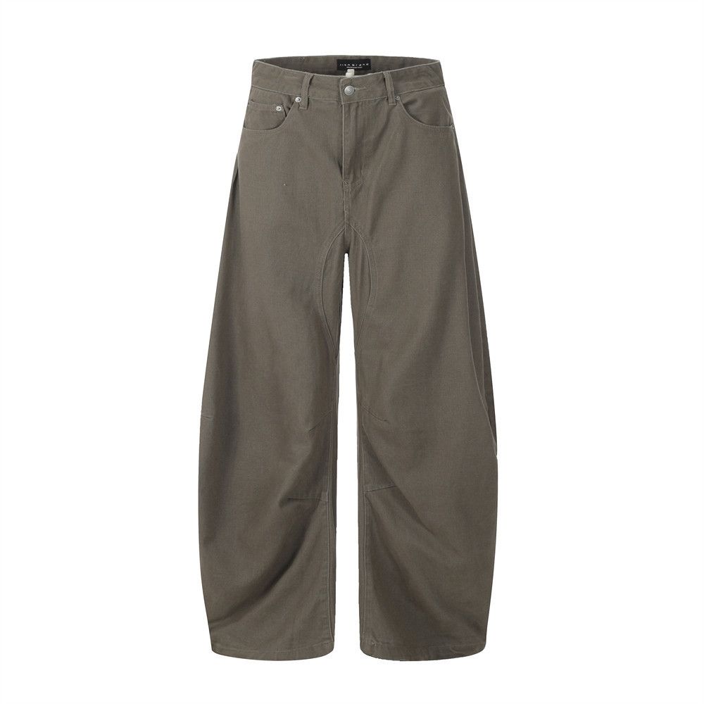 Japanese Brand × Vintage Retro men's versatile workwear loose wide-leg scimitar jeans Size US 32 / EU 48 - 1 Thumbnail