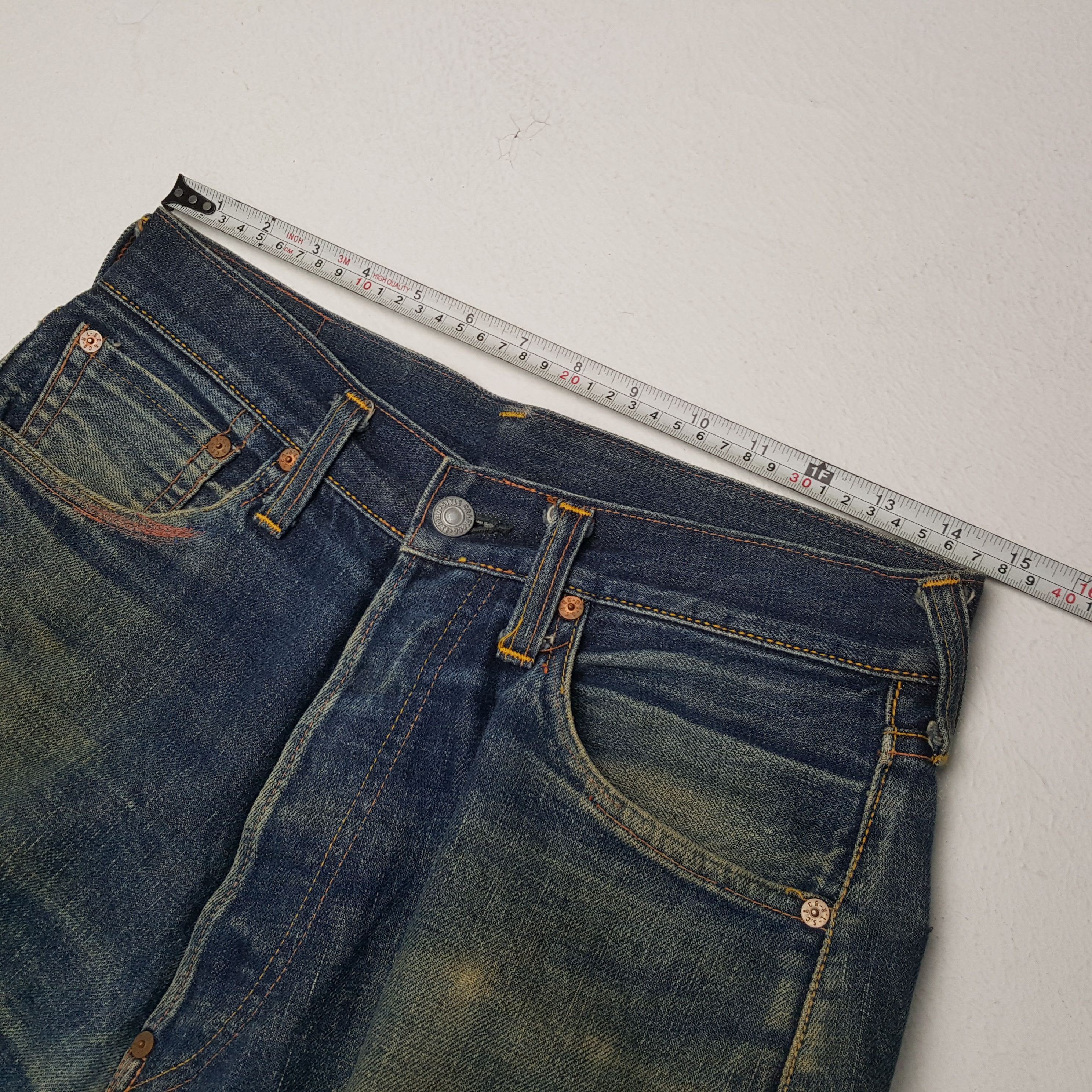 Evisu × Japanese Brand × Vintage EVIS Japanese Brand Streetwear Custom Daicock Style Jeans Size US 29 - 7 Thumbnail