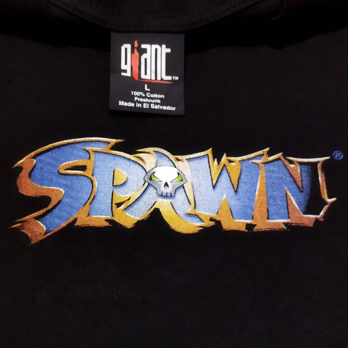 Vintage Vintage 90s Spawn Um Leash Tee Size US L / EU 52-54 / 3 - 2 Thumbnail