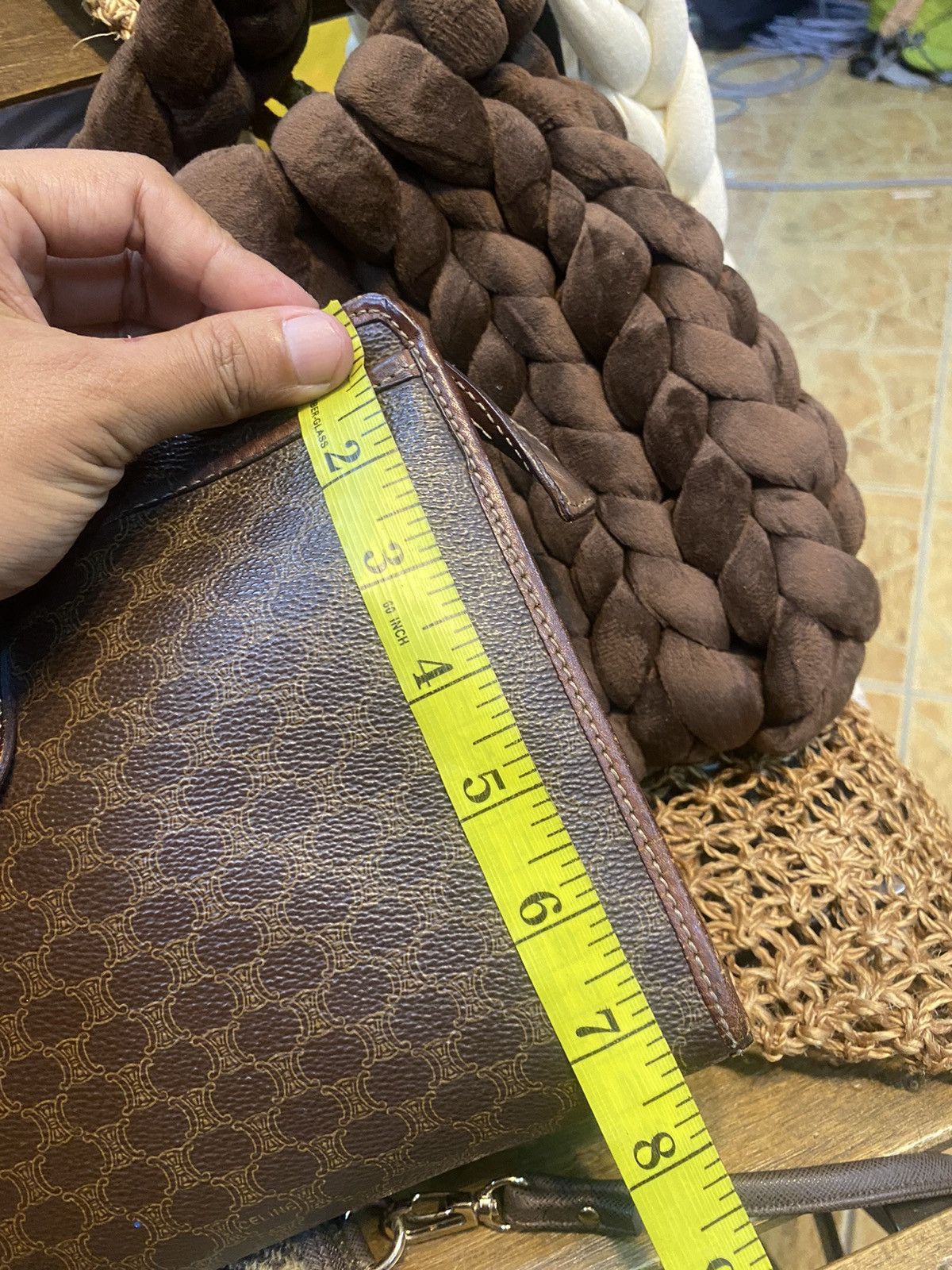 Celine Authentic Vintage Celine Monogram Clutch Size ONE SIZE - 14 Thumbnail