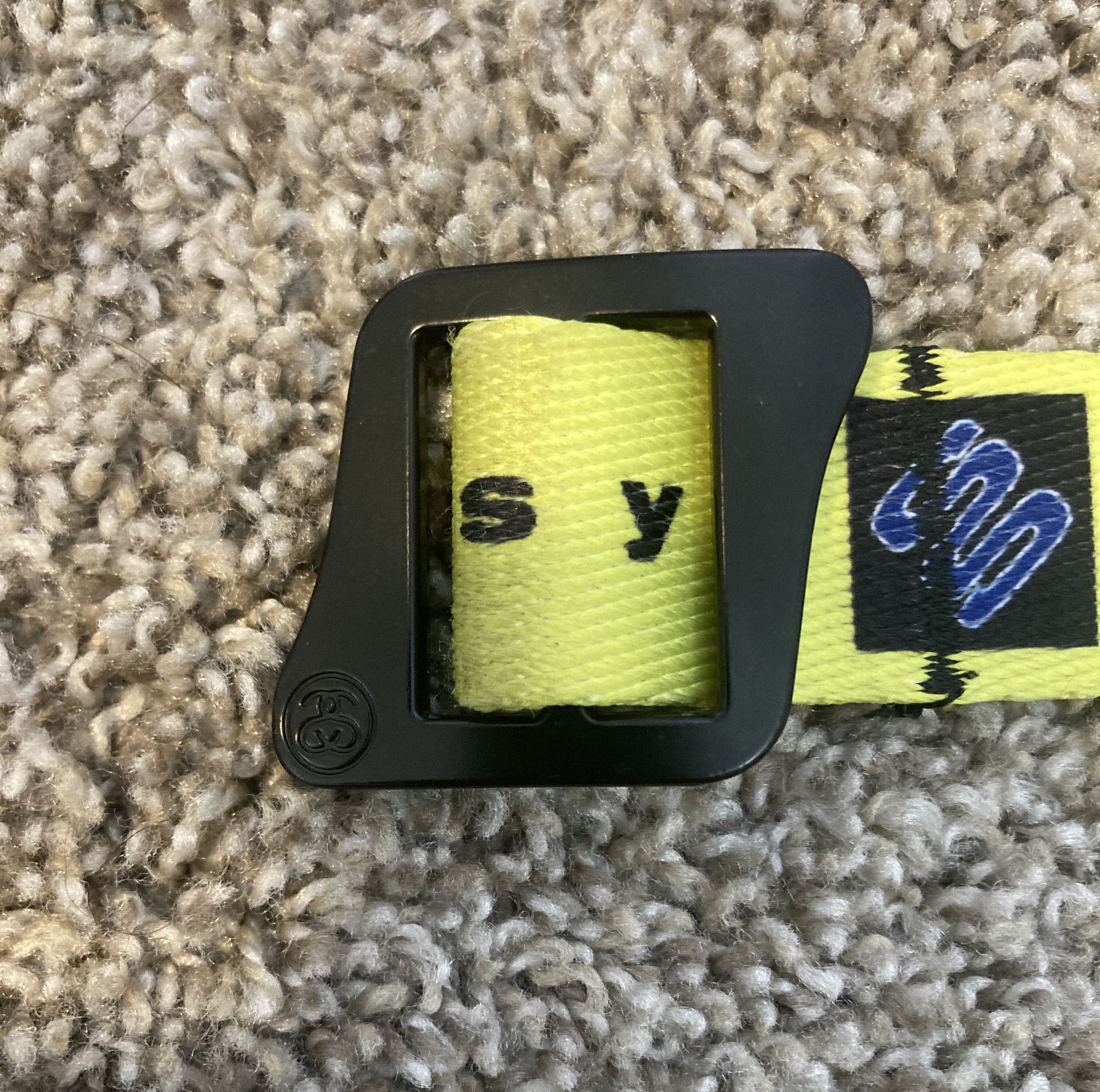 Stussy Stussy Design Climbing Belt Bright Green/Yellow O/S Size ONE SIZE - 3 Thumbnail