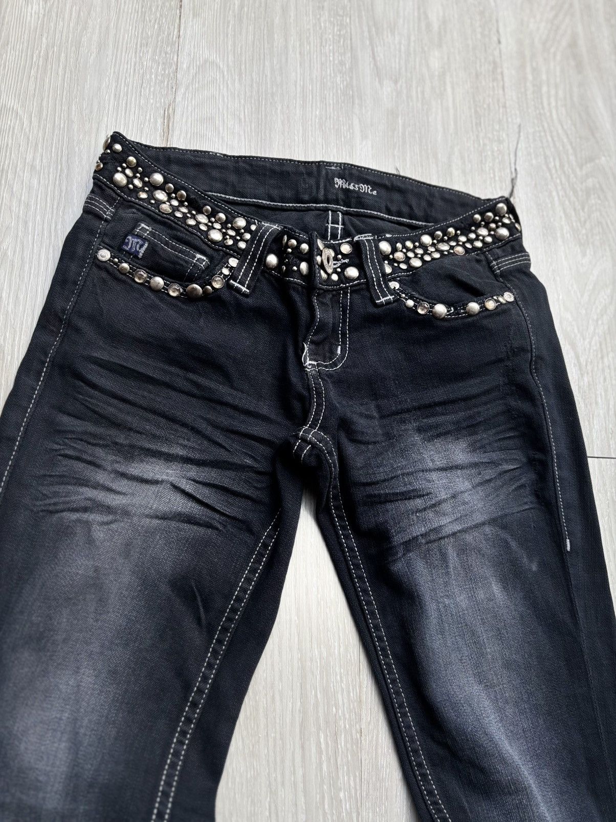 14th Addiction MISSME laceup flare jeans Size US 26 / EU 42 - 2 Thumbnail